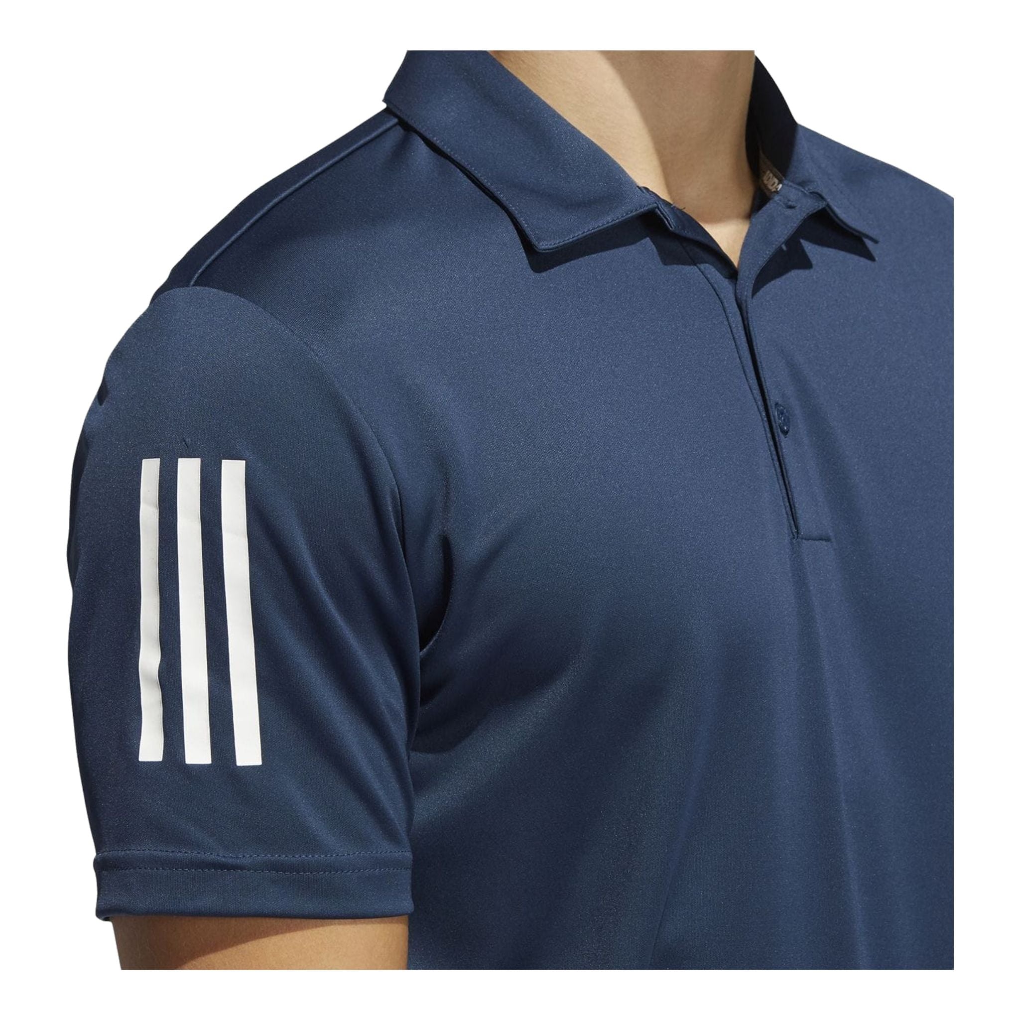Polo Adidas 3-Stripes Basic SS bleu marine/blanc pour homme