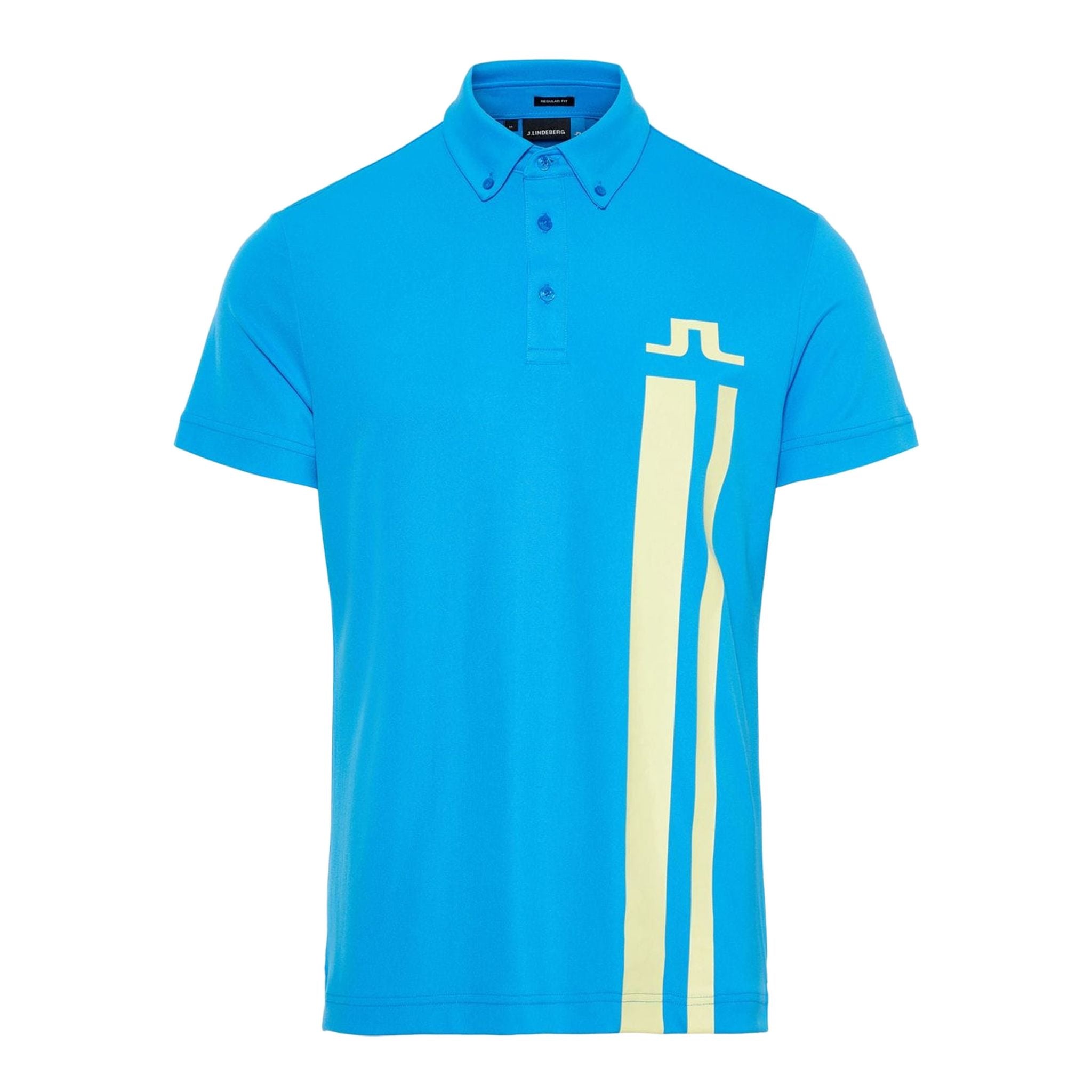 Polo piquet J. Lindeberg M Zeke Reg Fit-Lux True Blue pour homme