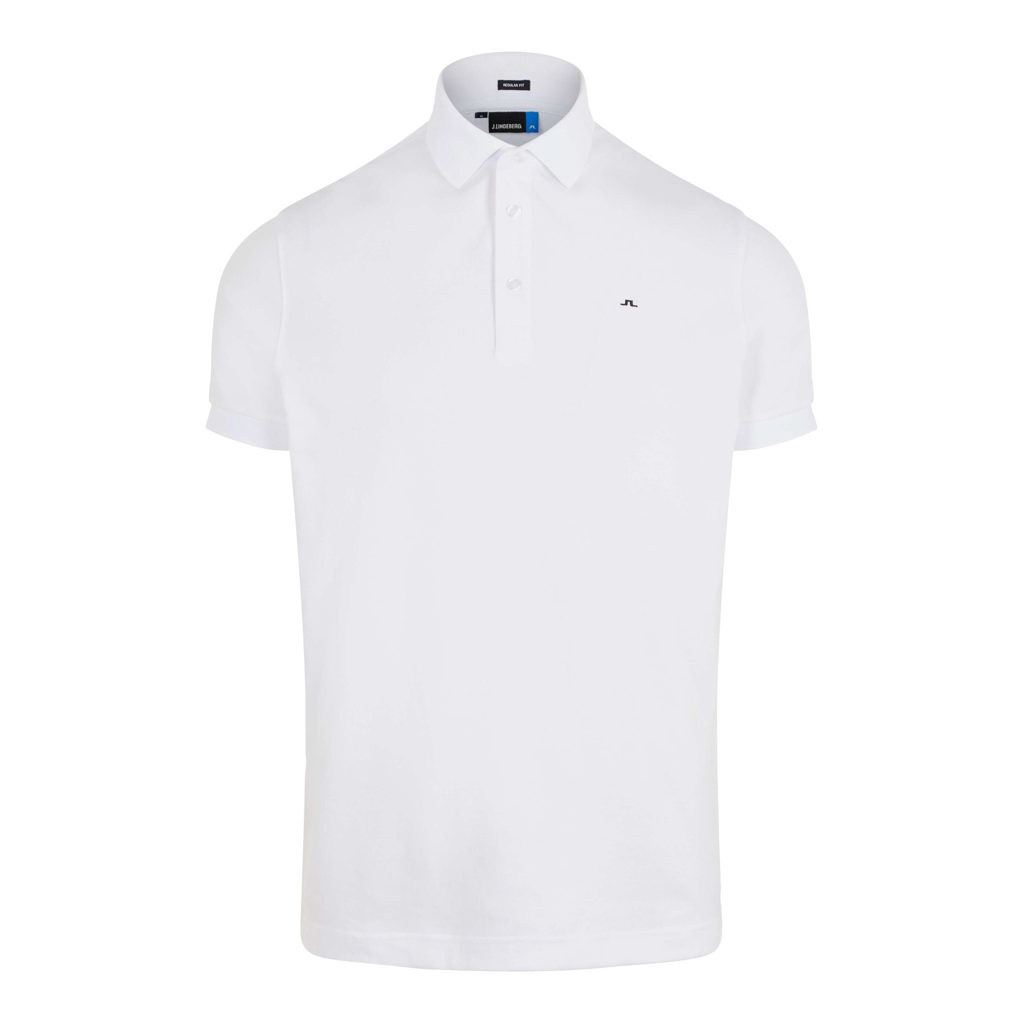 J. Lindeberg M Stan Reg Fit-Club Polo piqué blanc homme