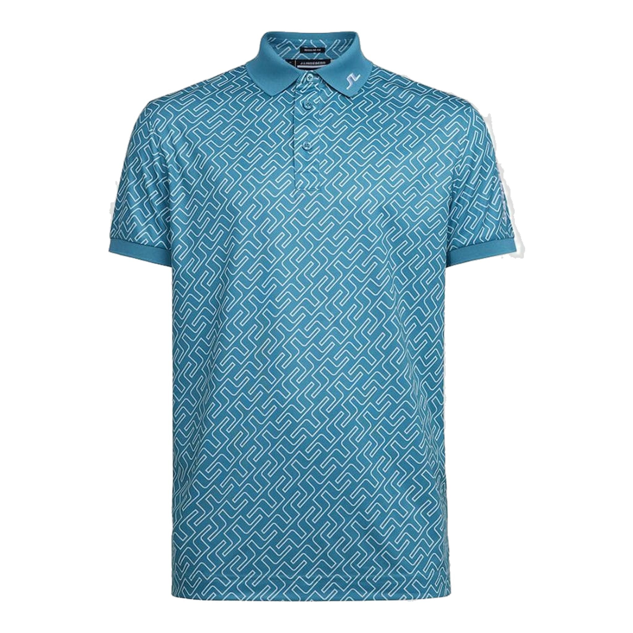 J. Lindeberg Tour Tech Reg Fit Polo imprimé hommes