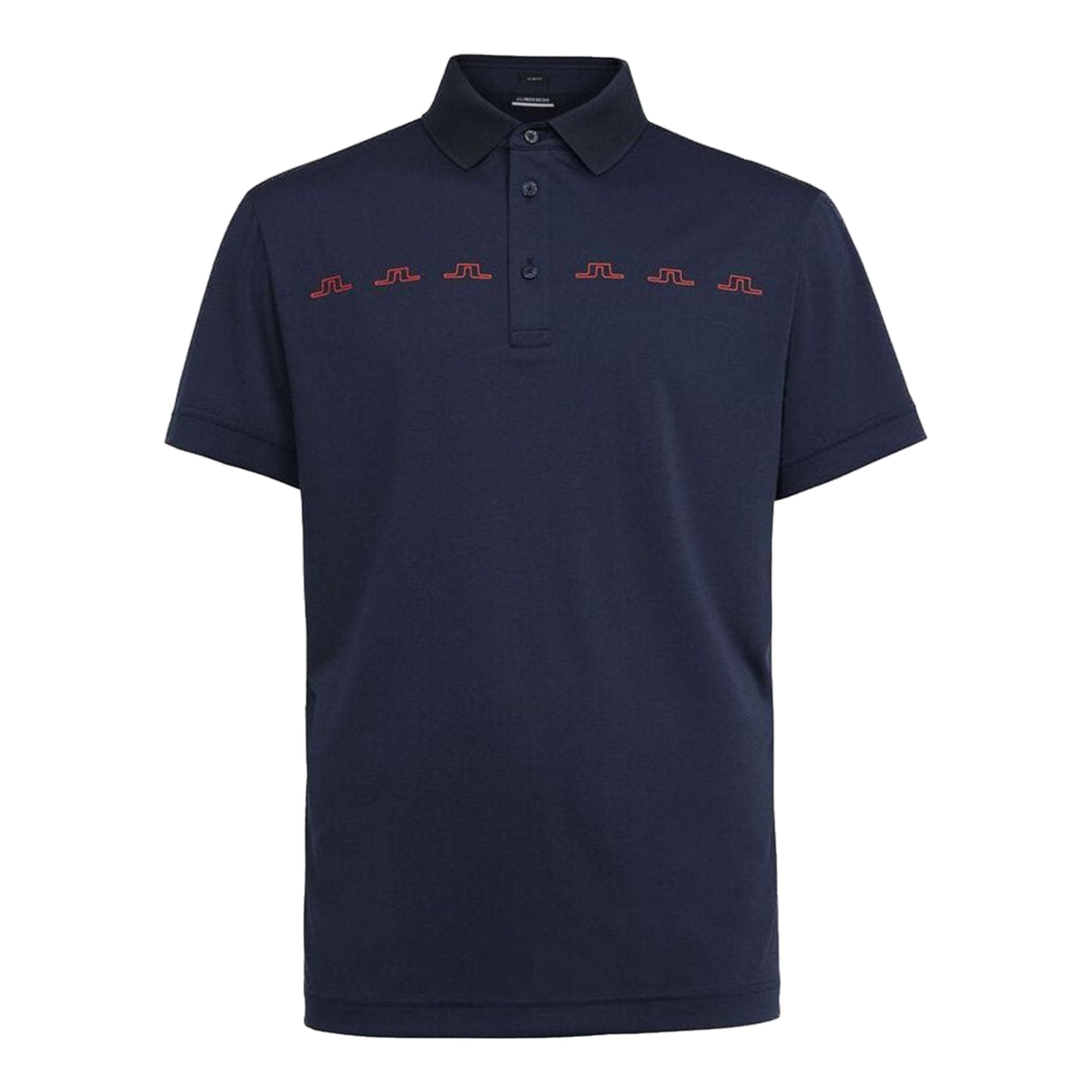 J. Lindeberg Polo de golf coupe slim à fermeture éclair pour hommes