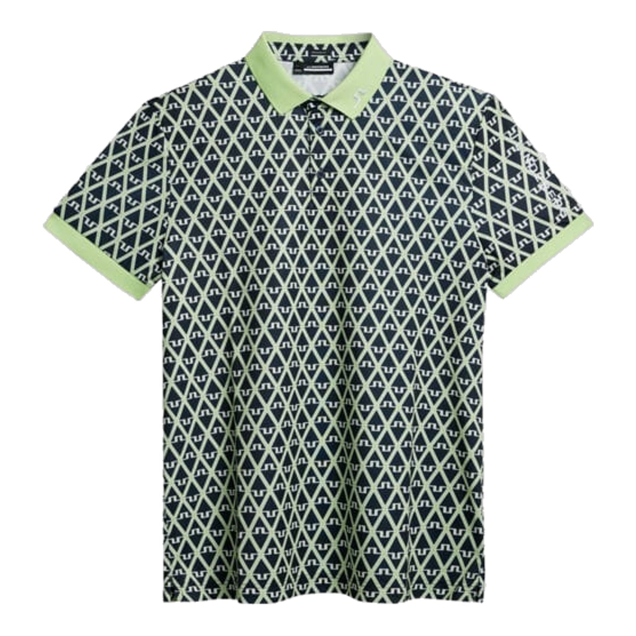 J. Lindeberg Tour Tech Reg Fit Polo imprimé hommes