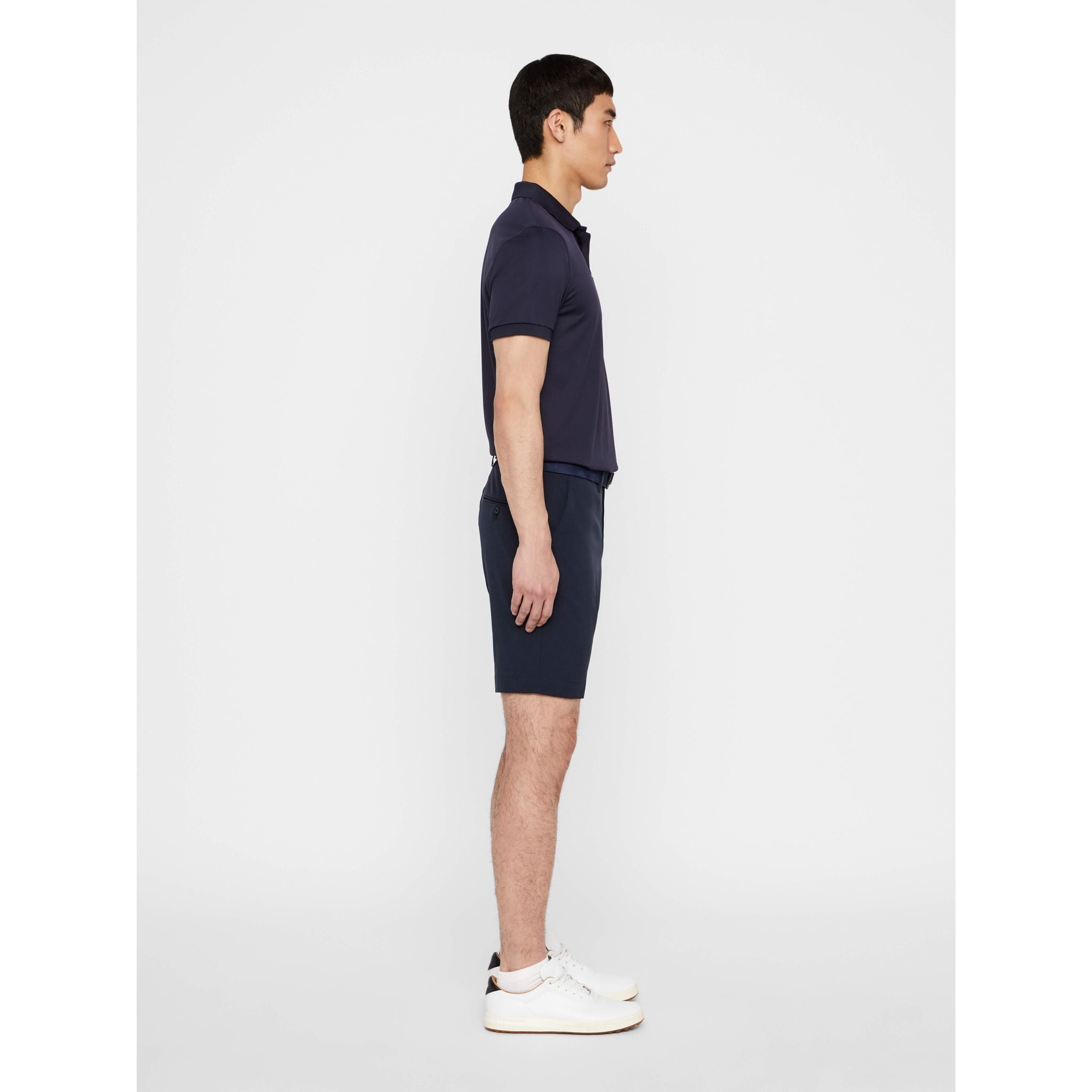 Short J. Lindeberg M Vent Short moulant à fente haute Jl Navy Homme