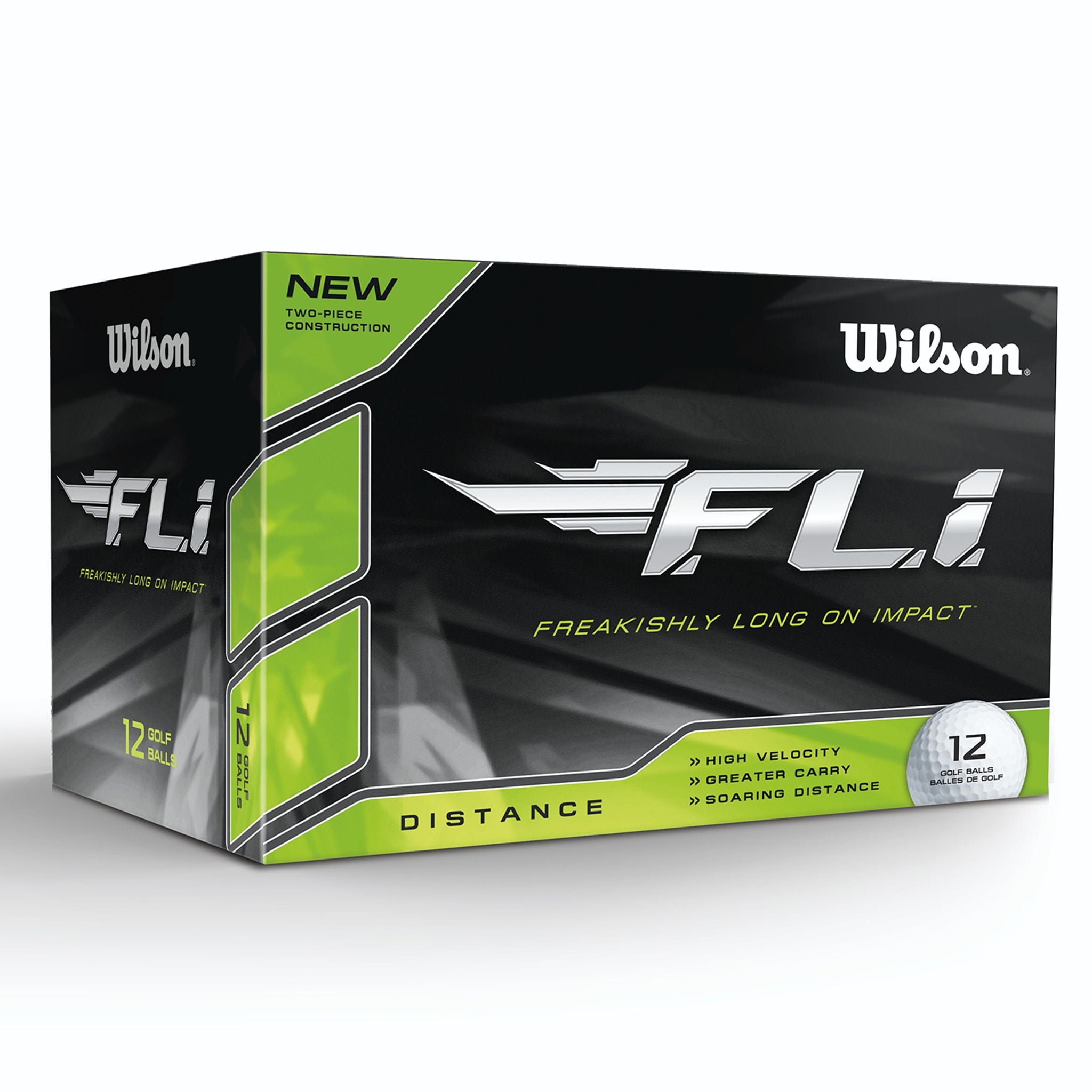 Balles de golf Wilson FLI 12 blanches