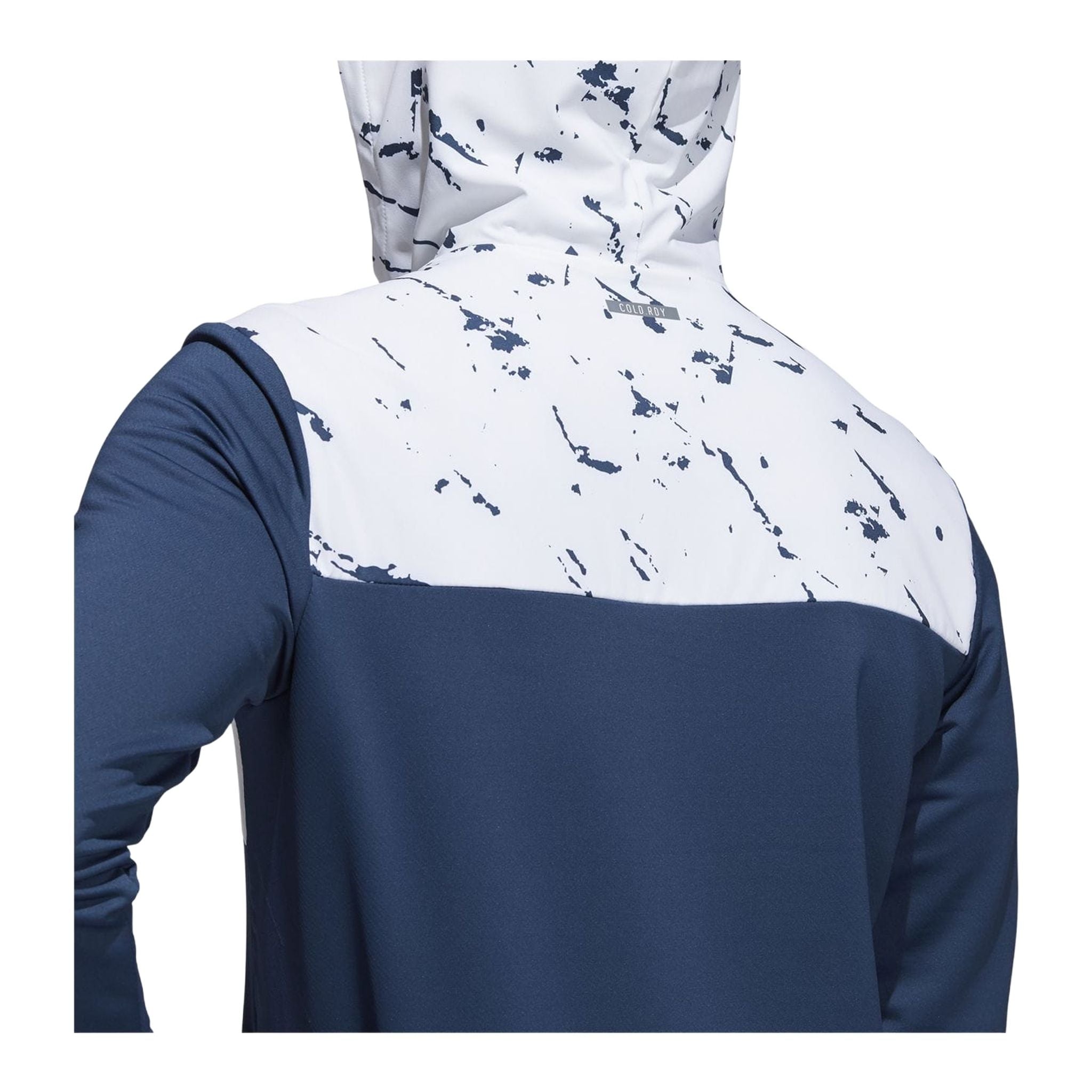 Anorak Adidas CRDY demi-zip bleu marine/blanc homme