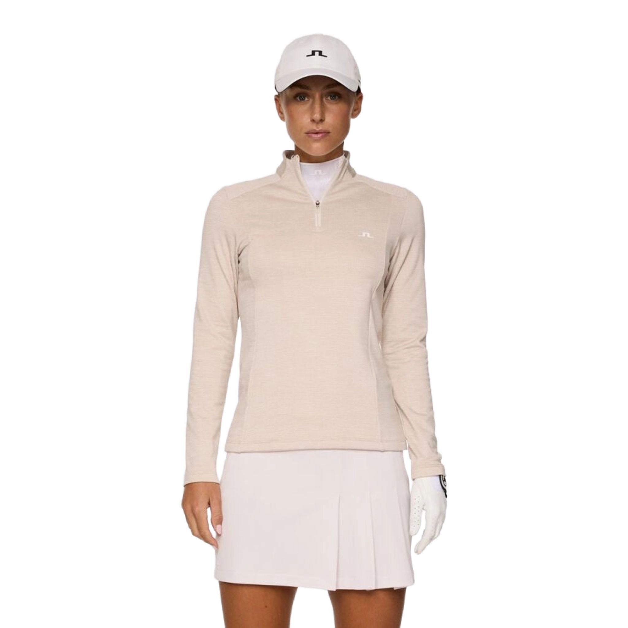 J. Lindeberg Steffi Quarter Zip Couche intermédiaire Femme