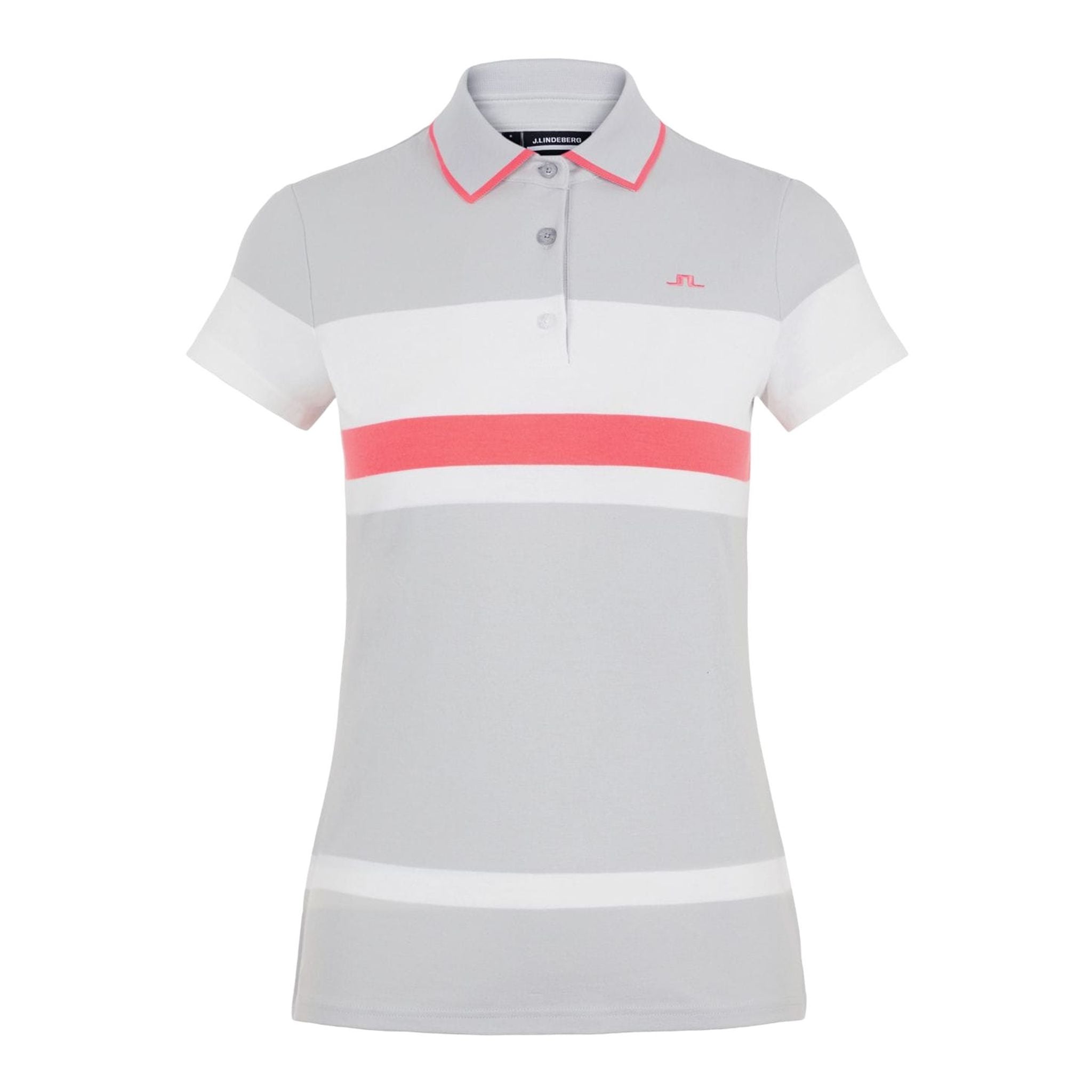 Polo J. Lindeberg W Jade SS gris clair pour femme