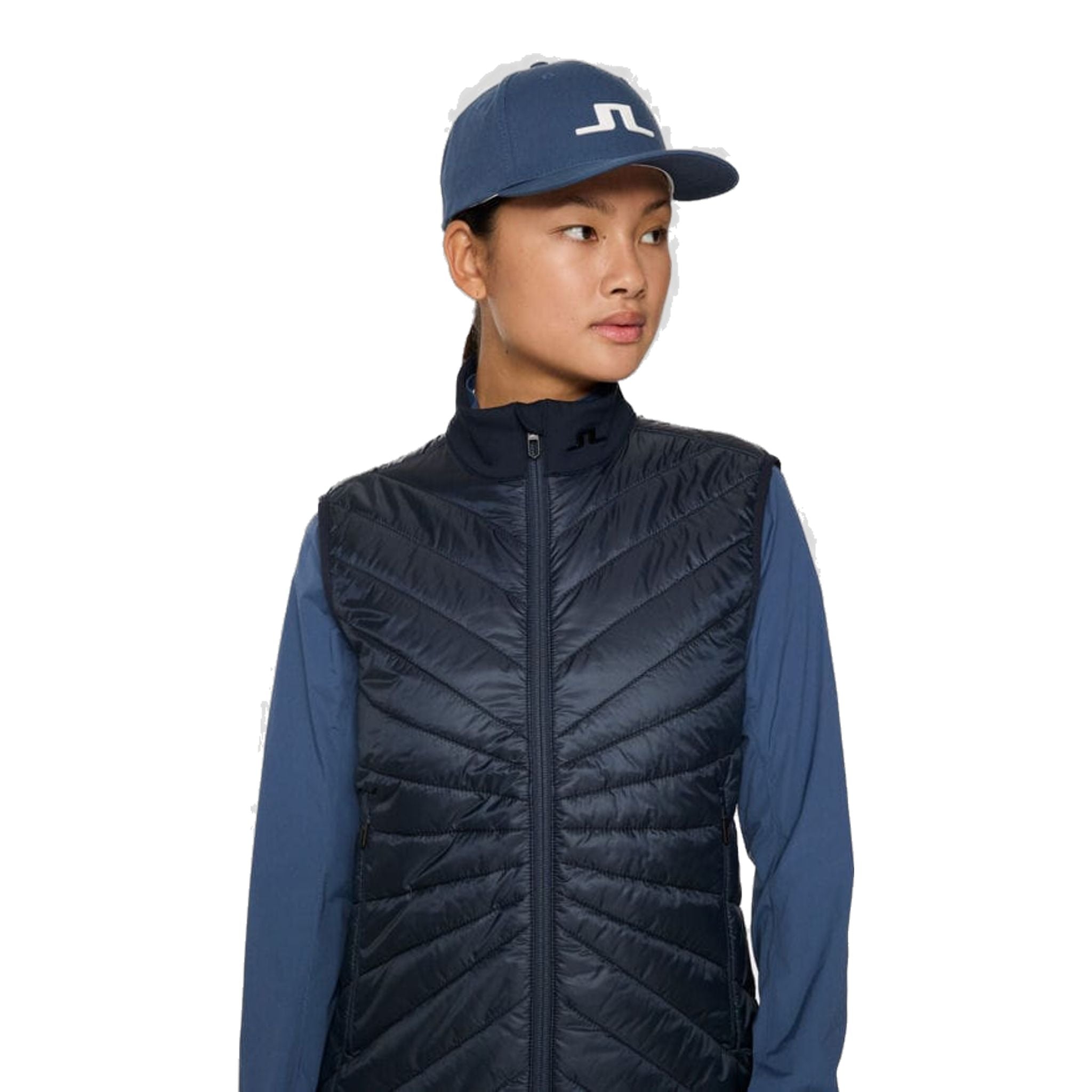 J. Lindeberg Madde Quilt Hybrid Gilet Femme