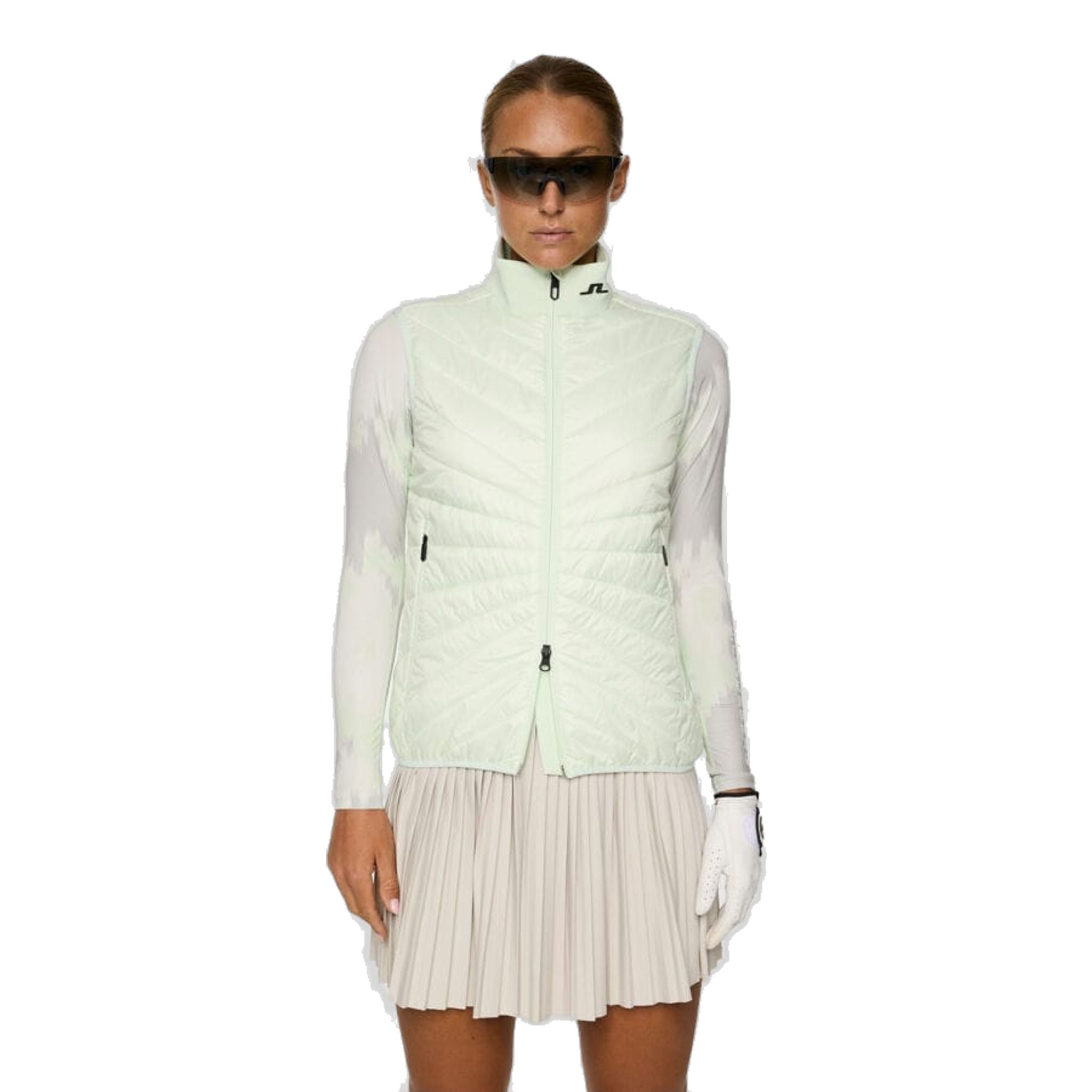 J. Lindeberg Madde Quilt Hybrid Gilet Femme