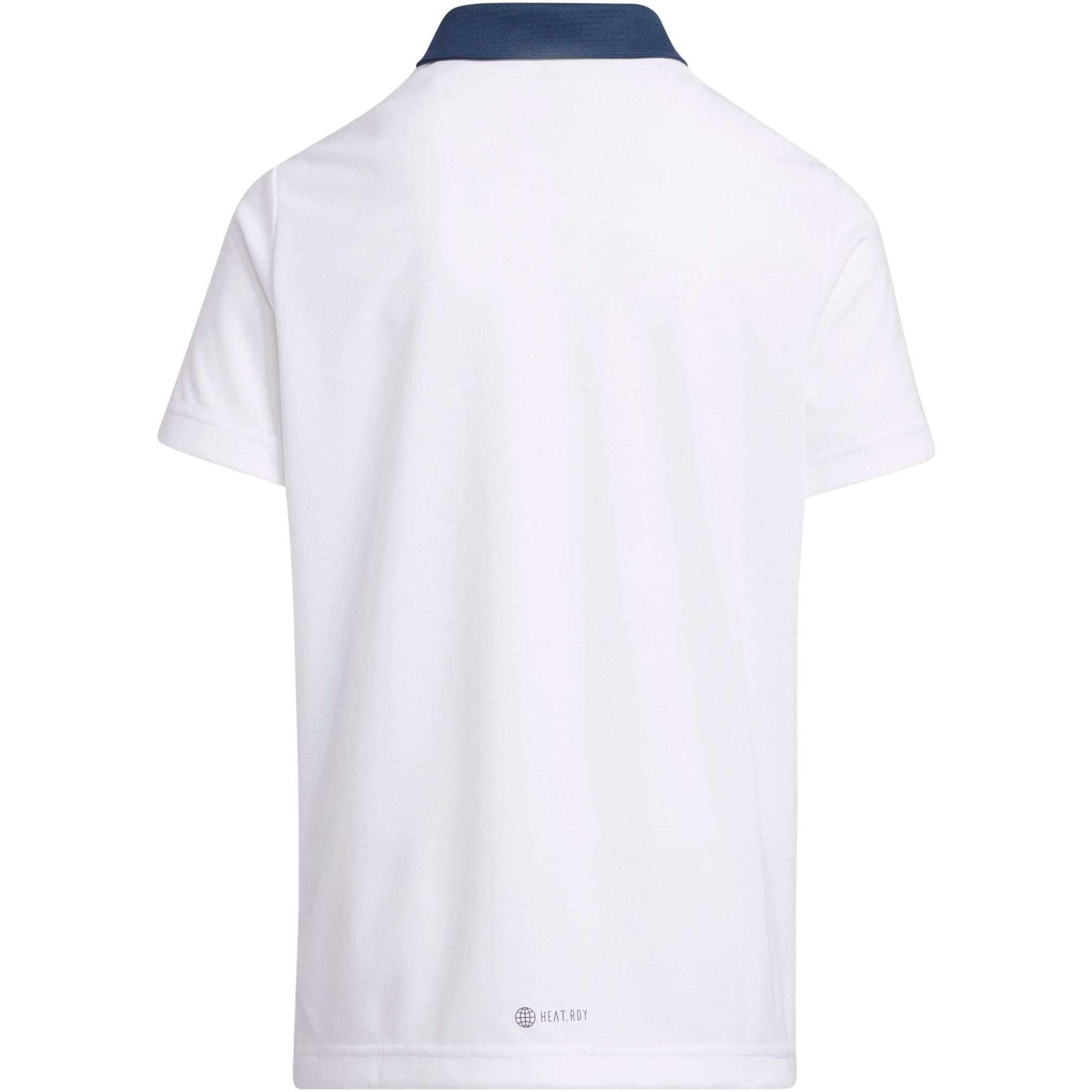 Polo Adidas Jr. à col rond, marine/bleu Rush/blanc, homme