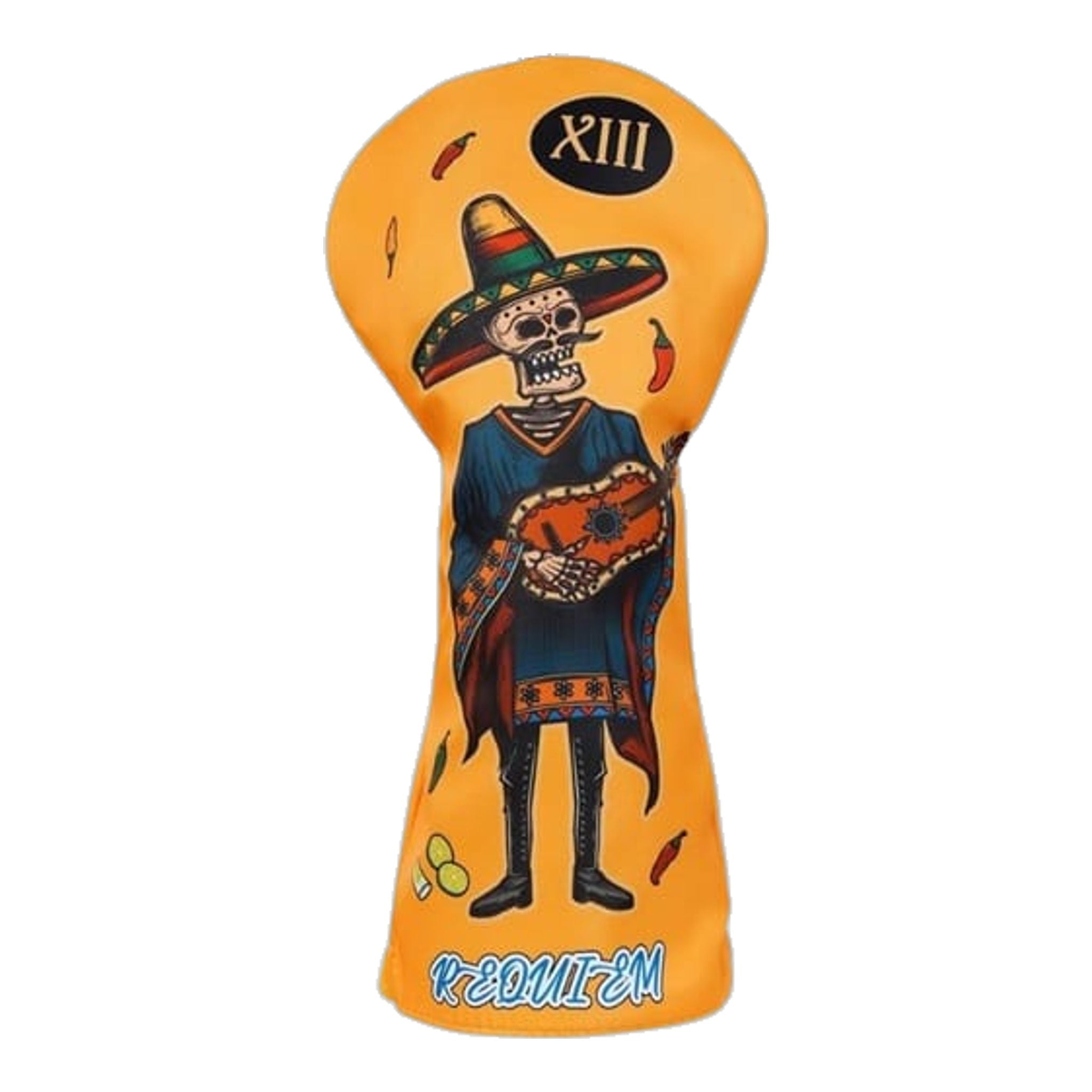 Couvre-chefs brodés Couvre-chef de pilote de guitare MEX