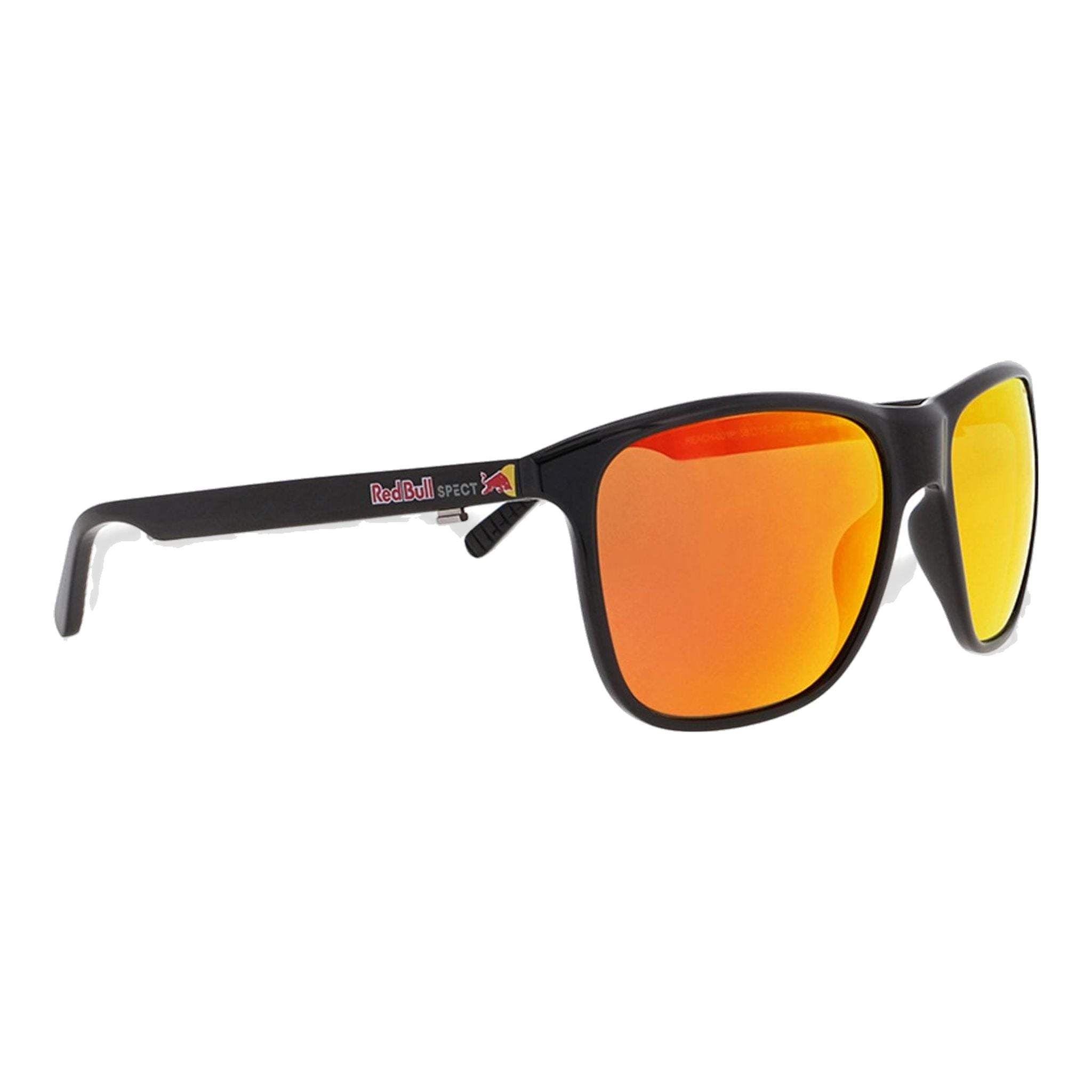Lunettes de soleil Red Bull Spect REACH Noir/Marron Miroir rouge