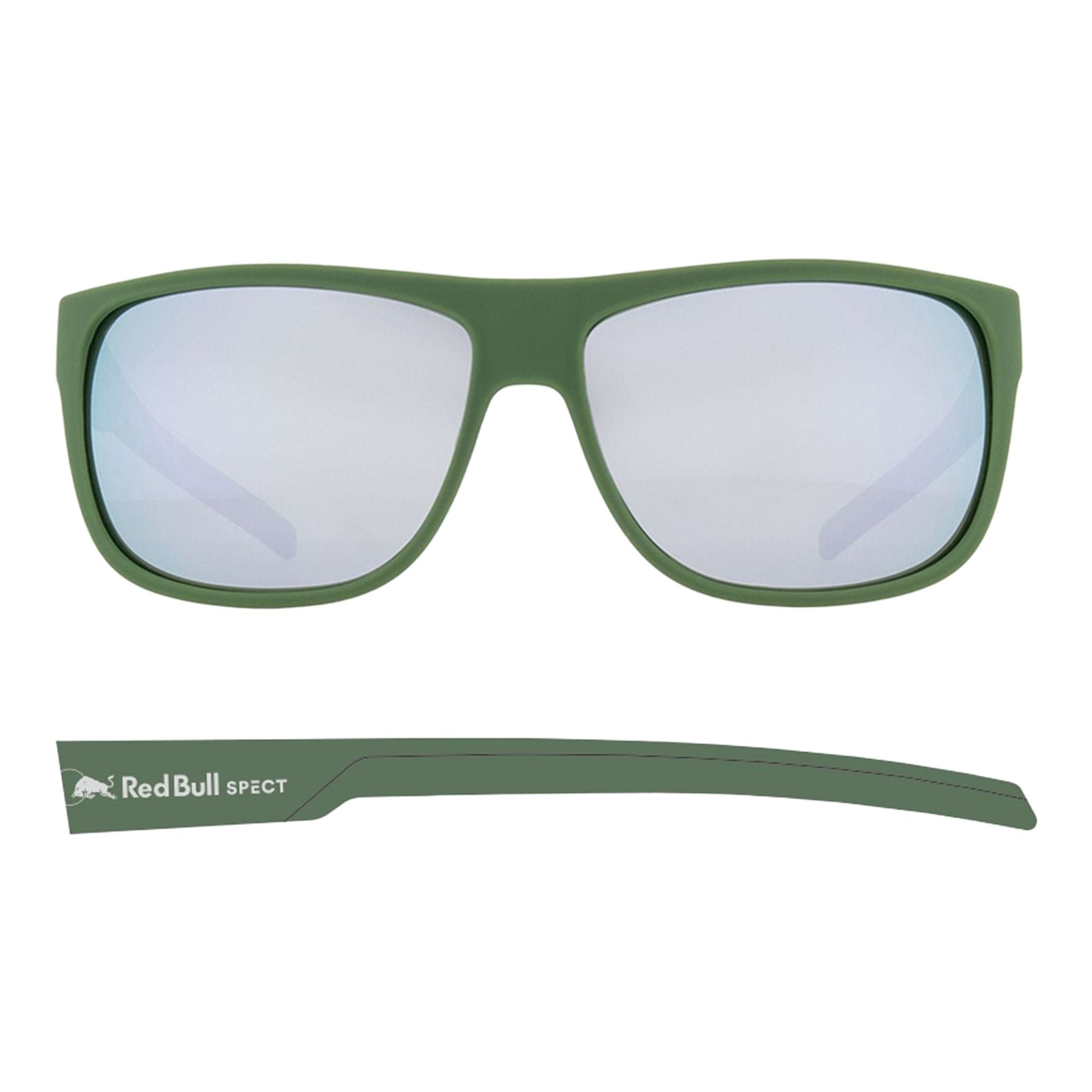 Lunettes de soleil Red Bull Spect LOOM Vert/Argent fumé Miroir