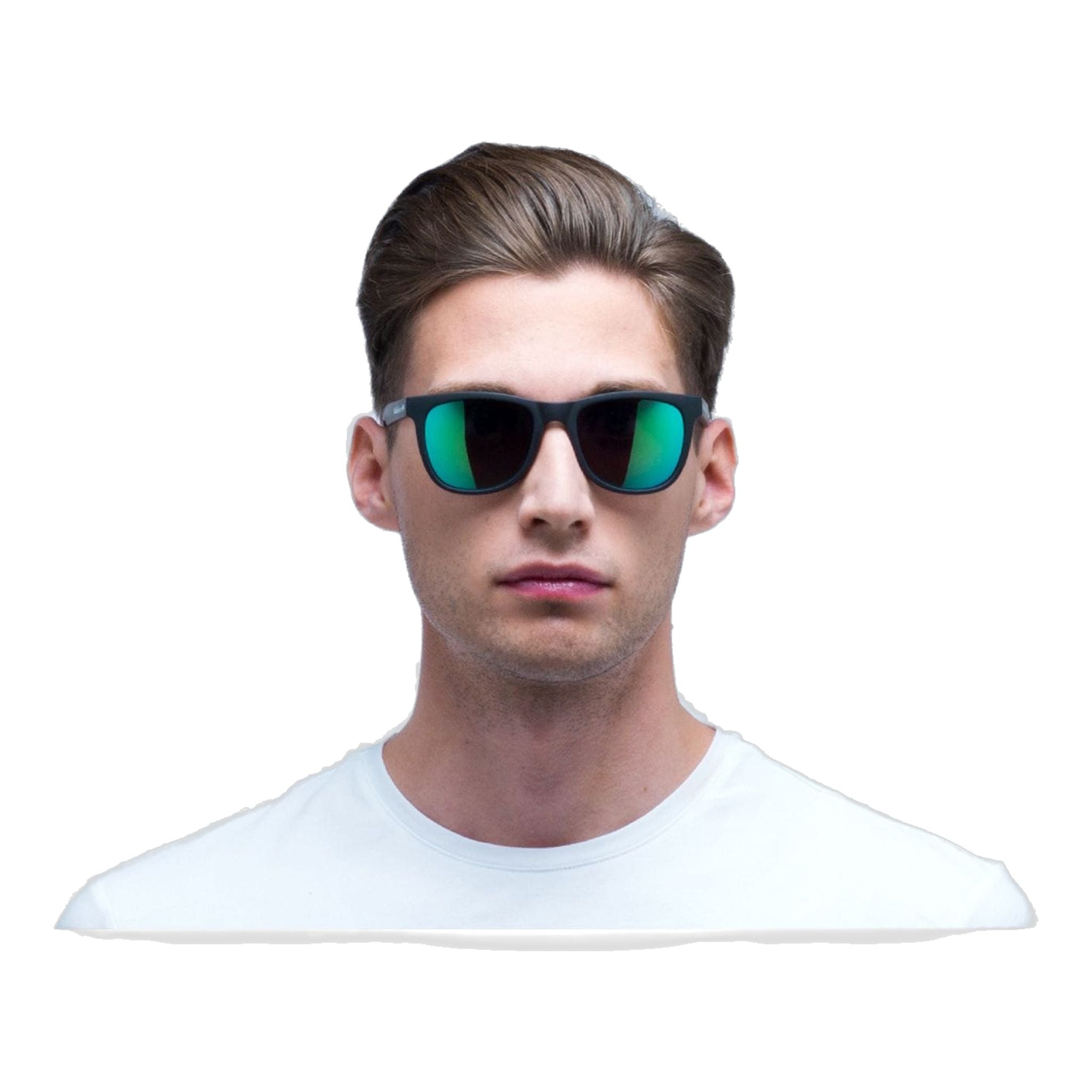 Lunettes de soleil Red Bull Spect LAKE Noir/Vert fumé Miroir