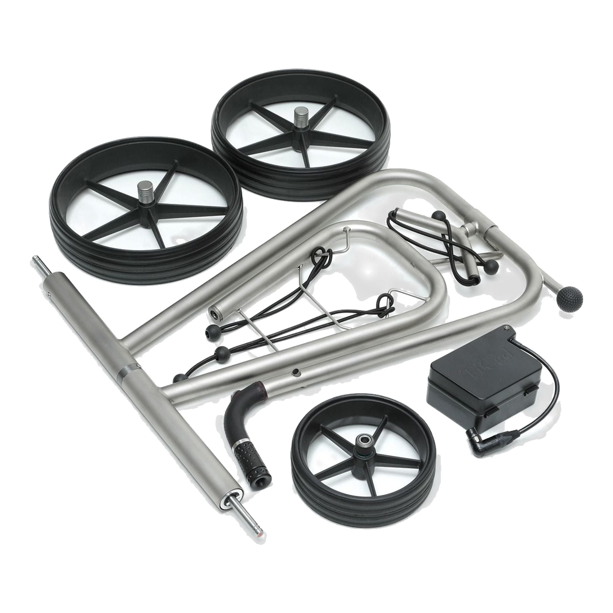 TiCad Tango (roues en PRV et frein de stationnement électrique) + porte-parapluie