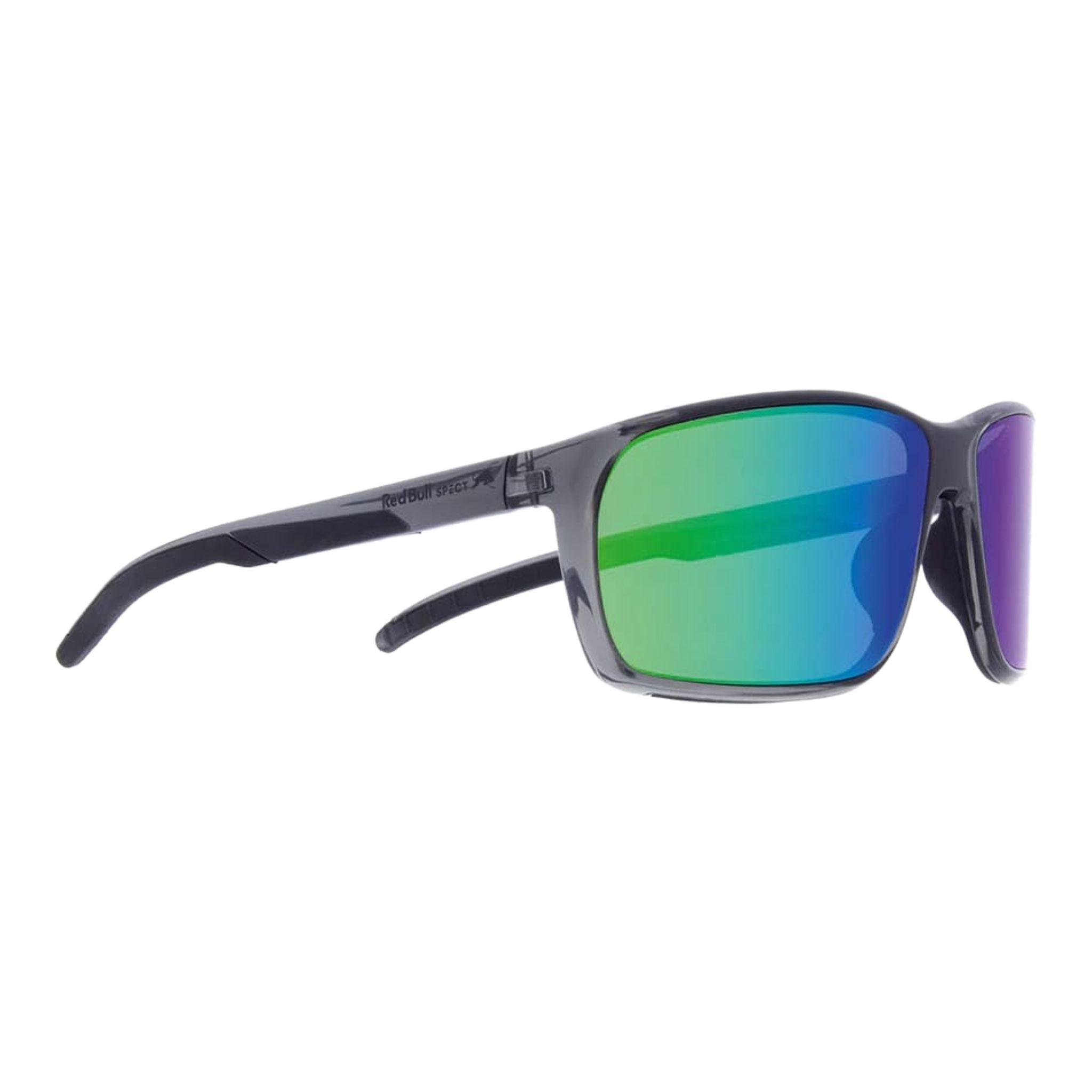Lunettes de soleil RedBull Spect Till Grey/Smoke Green Mirror pour hommes