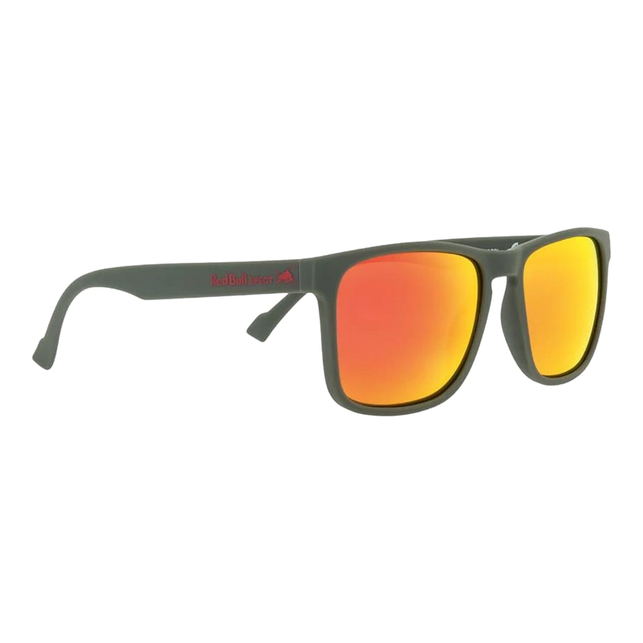 Lunettes de soleil Red Bull Spect Leap Vert olive/Marron Miroir rouge