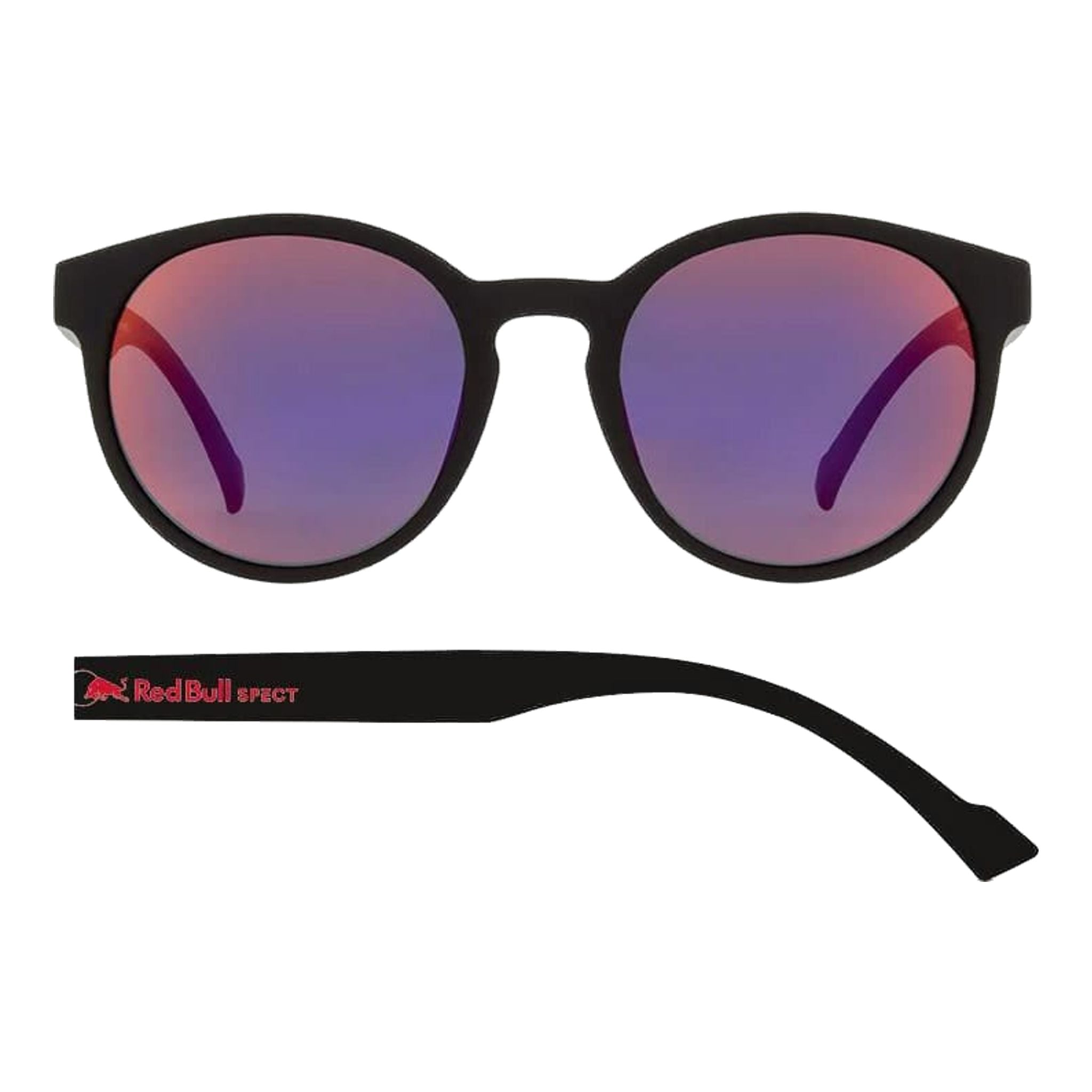 Lunettes de soleil Red Bull Spect Lacet Noir/Rouge fumé Miroir