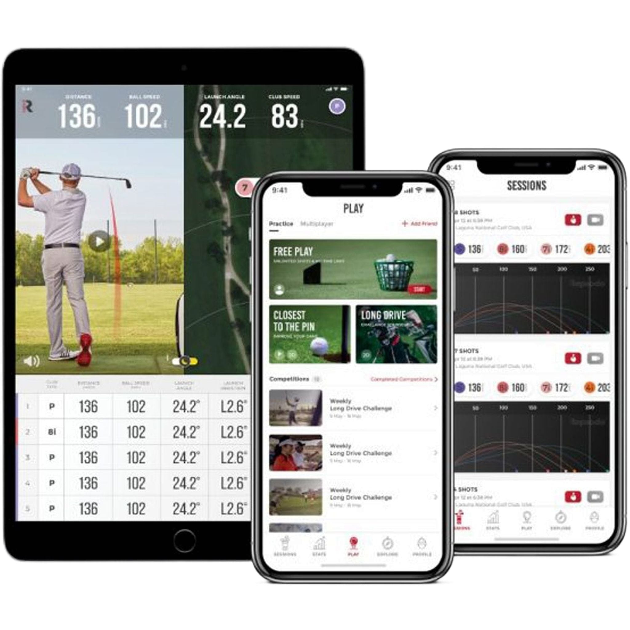 Moniteur de lancement mobile Rapsodo