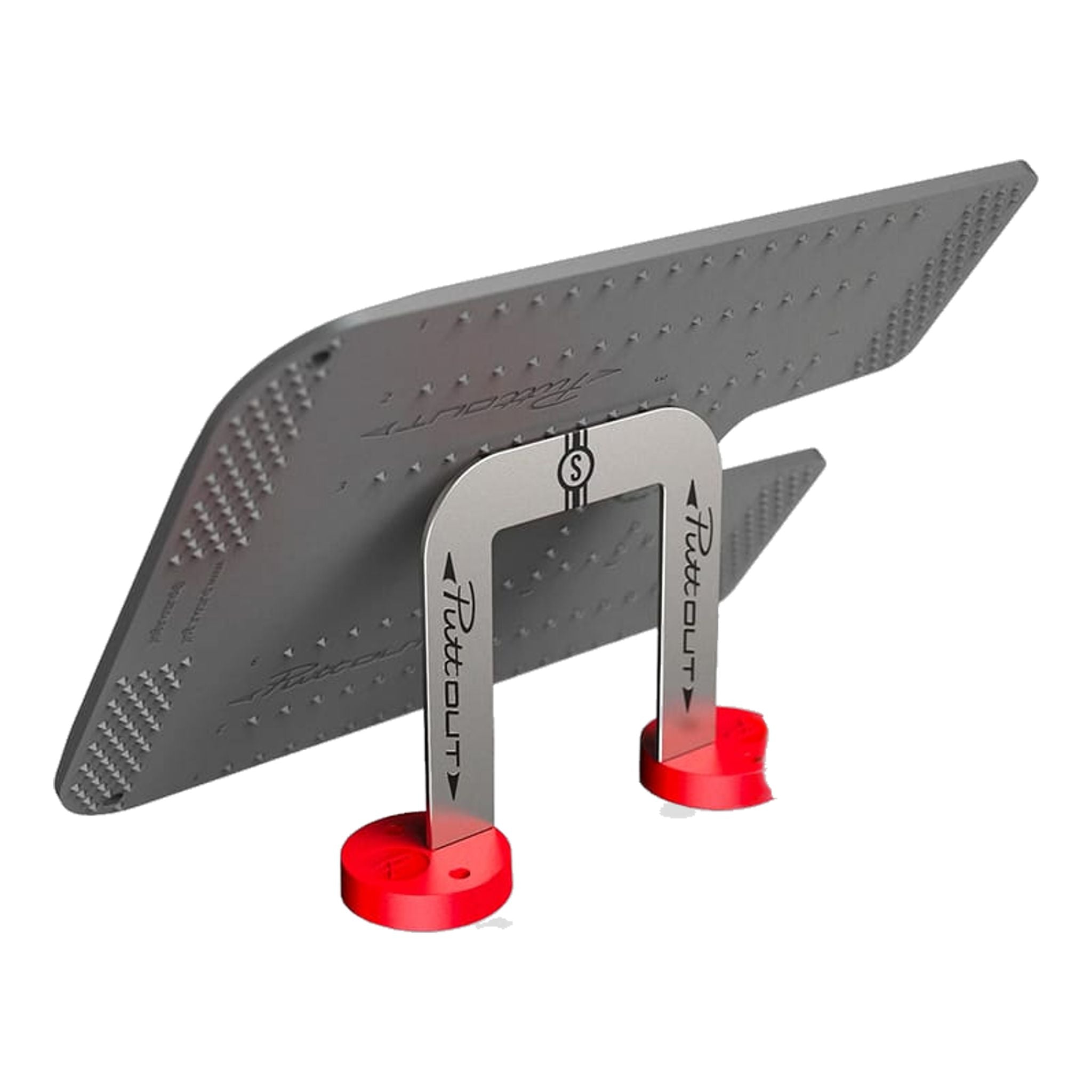 Miroir de putting PuttOUT rouge/gris