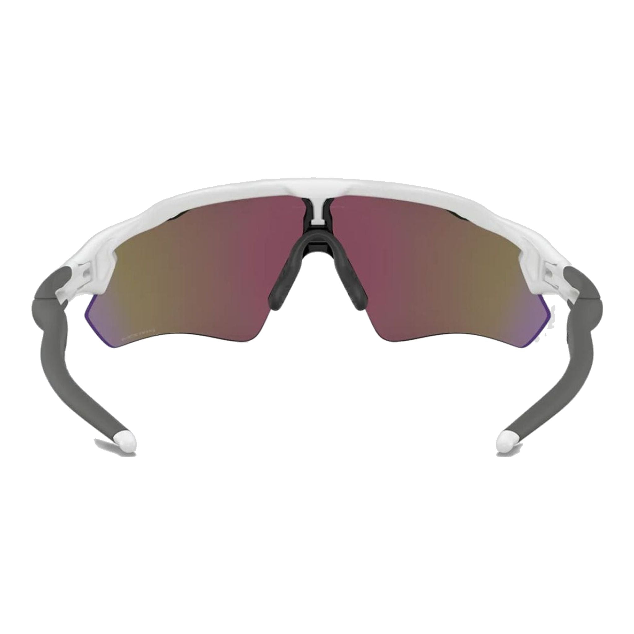 Lunettes de soleil Oakley M Radar EV Path blanches polies Prizm Sapphire pour hommes