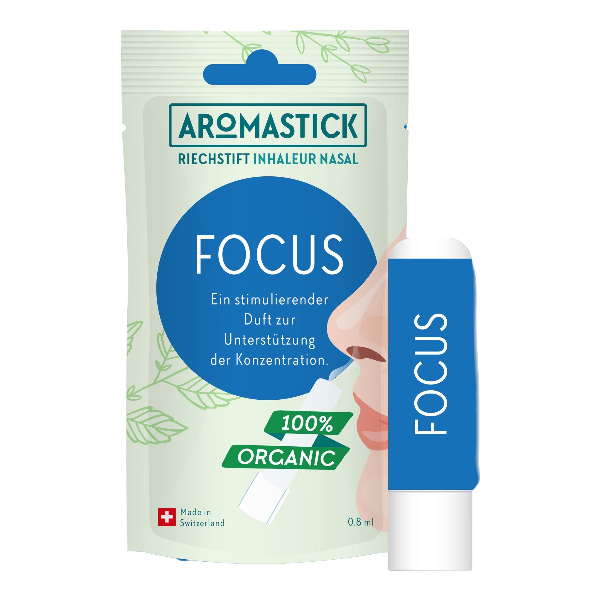 Bâtonnet aromatique BIO Green Healthcare « FOCUS »