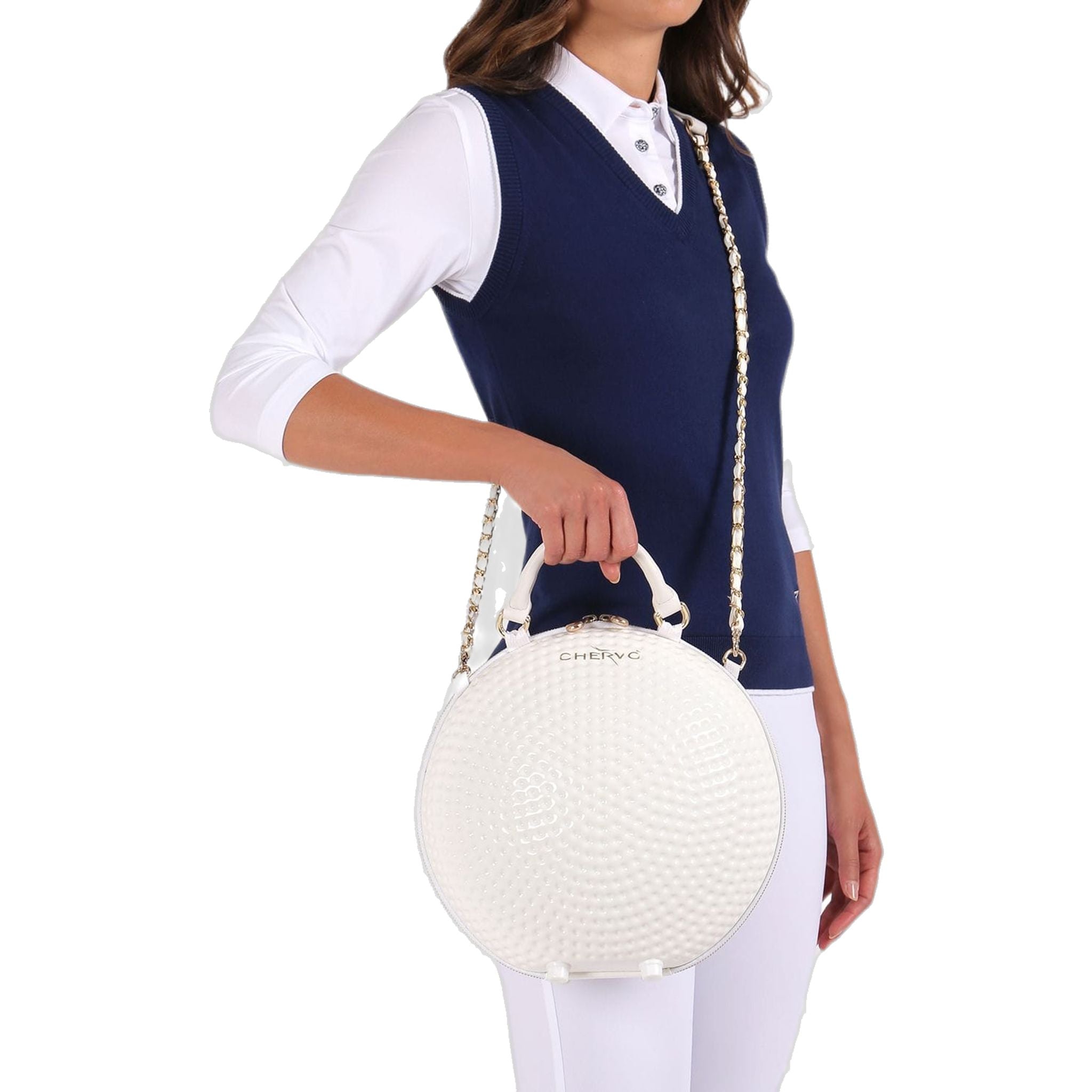 Sac à dos Chervo Uchainball Lockerbag pour femme, blanc