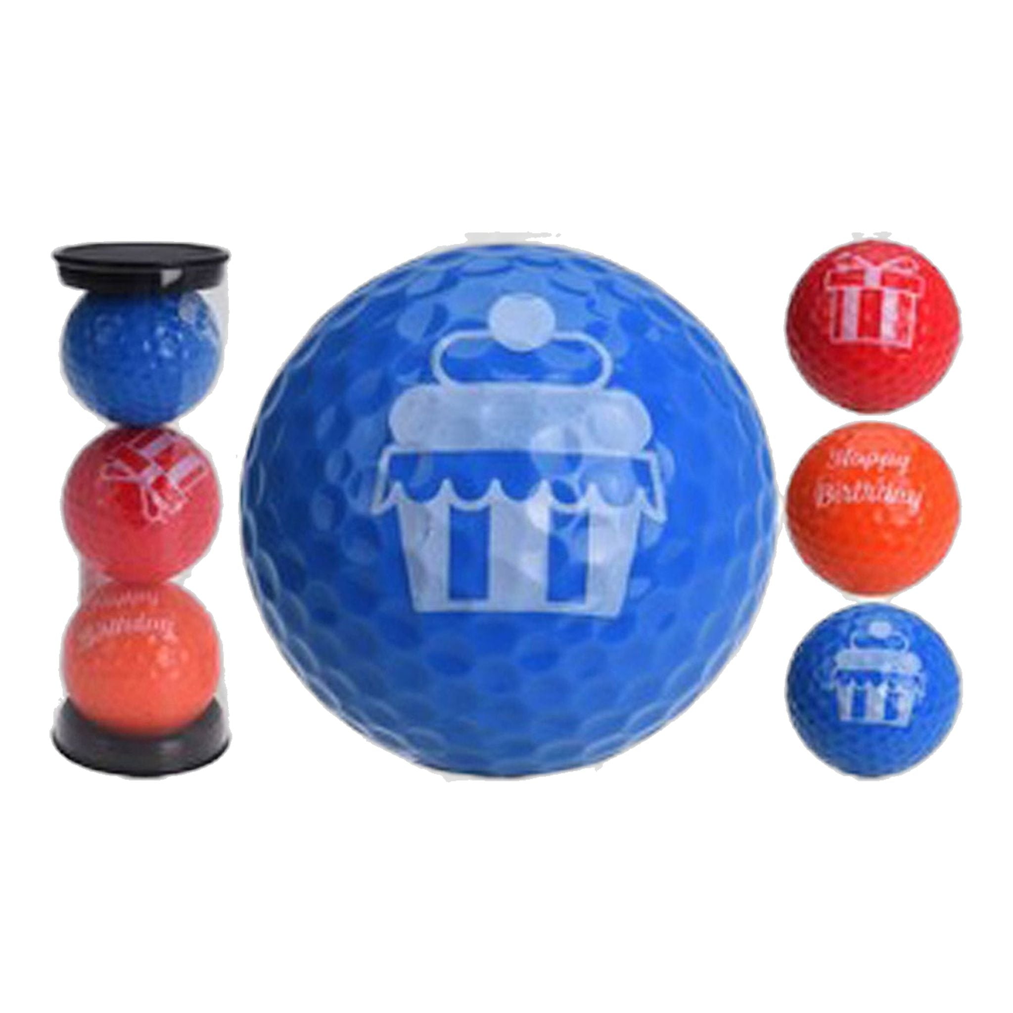 Tube de balles Legend Golfgear Happy Birthday (3 balles)