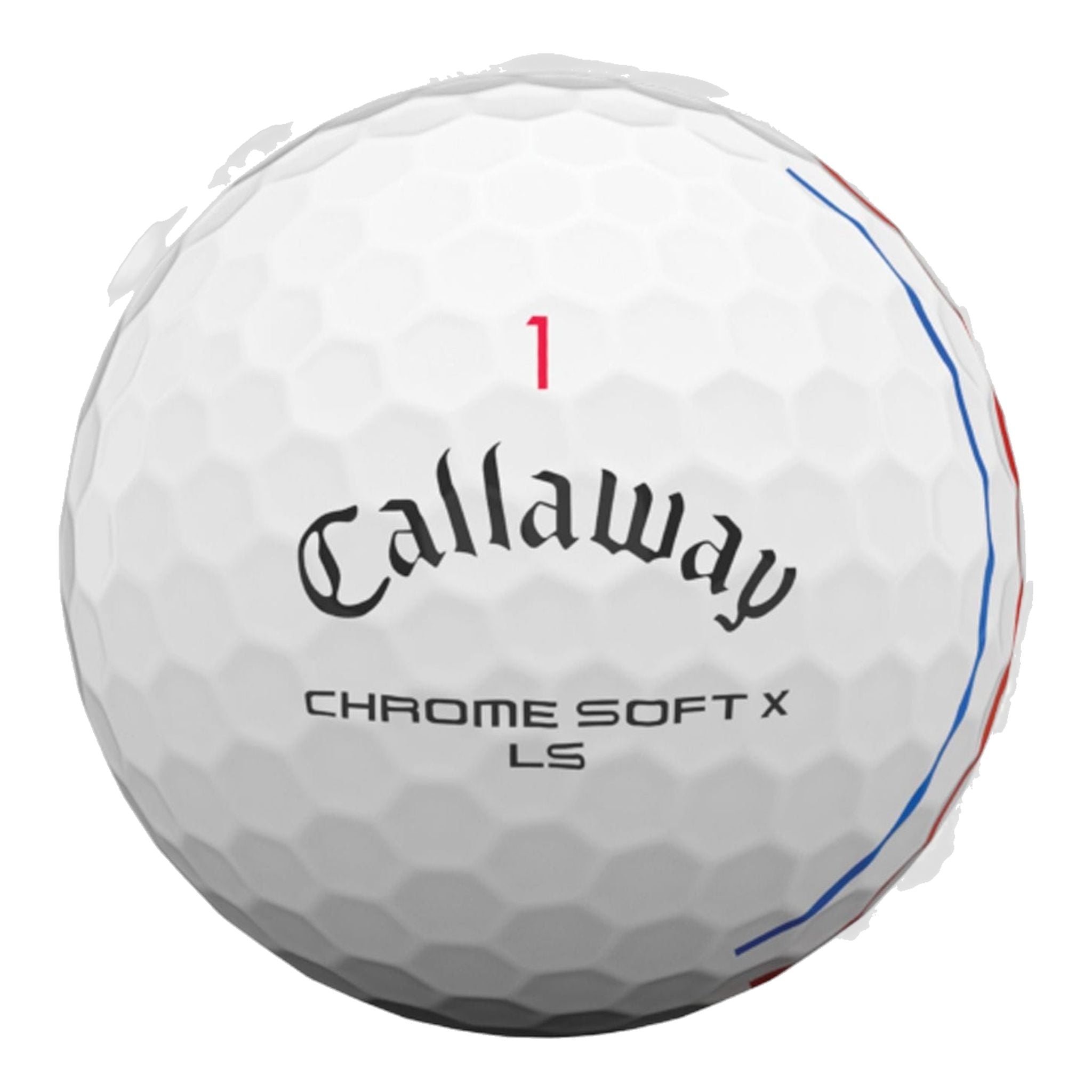 Balles de golf Callaway Chromesoft X LS Triple Track 2021, lot de 12, blanches
