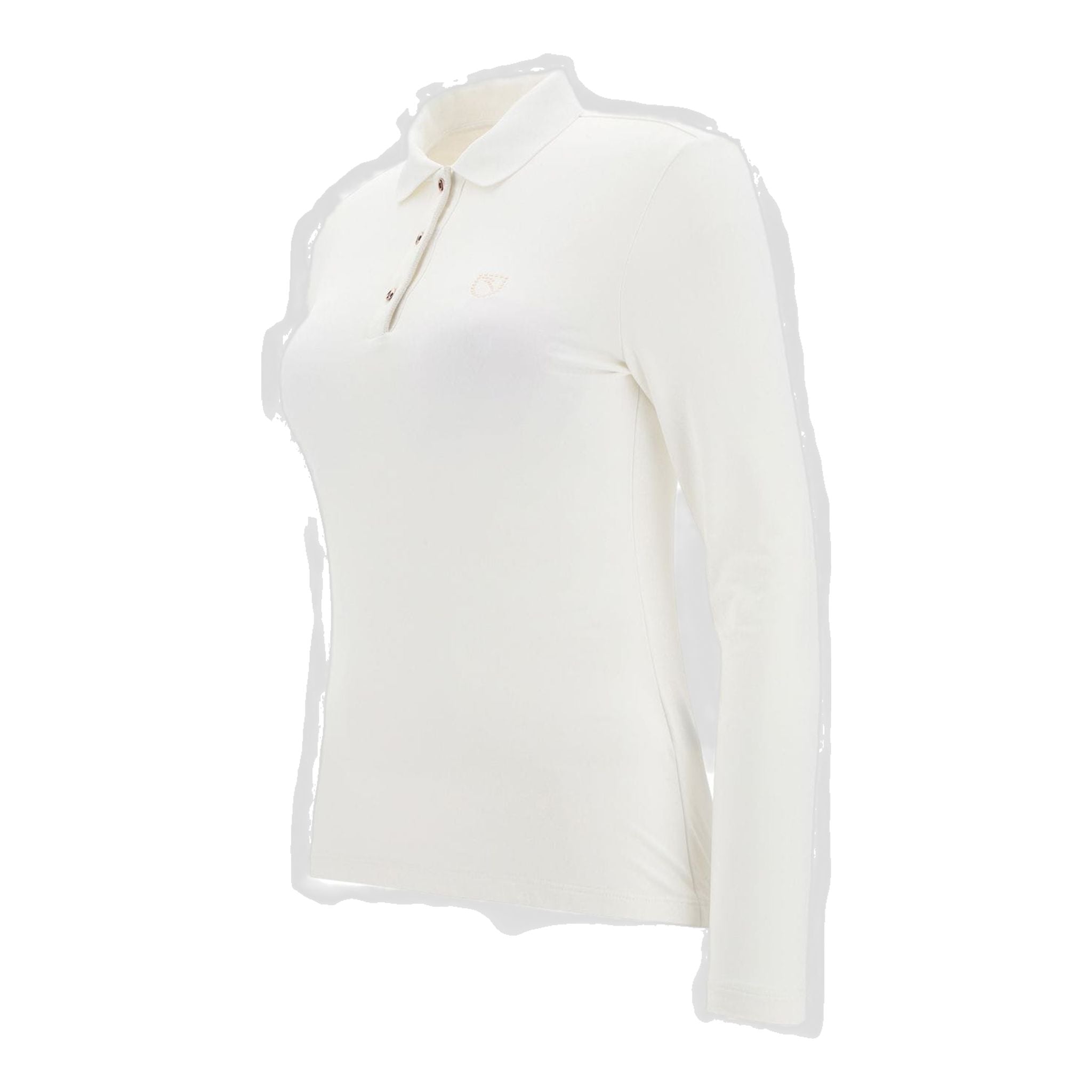 Polo Chervo W Afraid LS Écru Femme