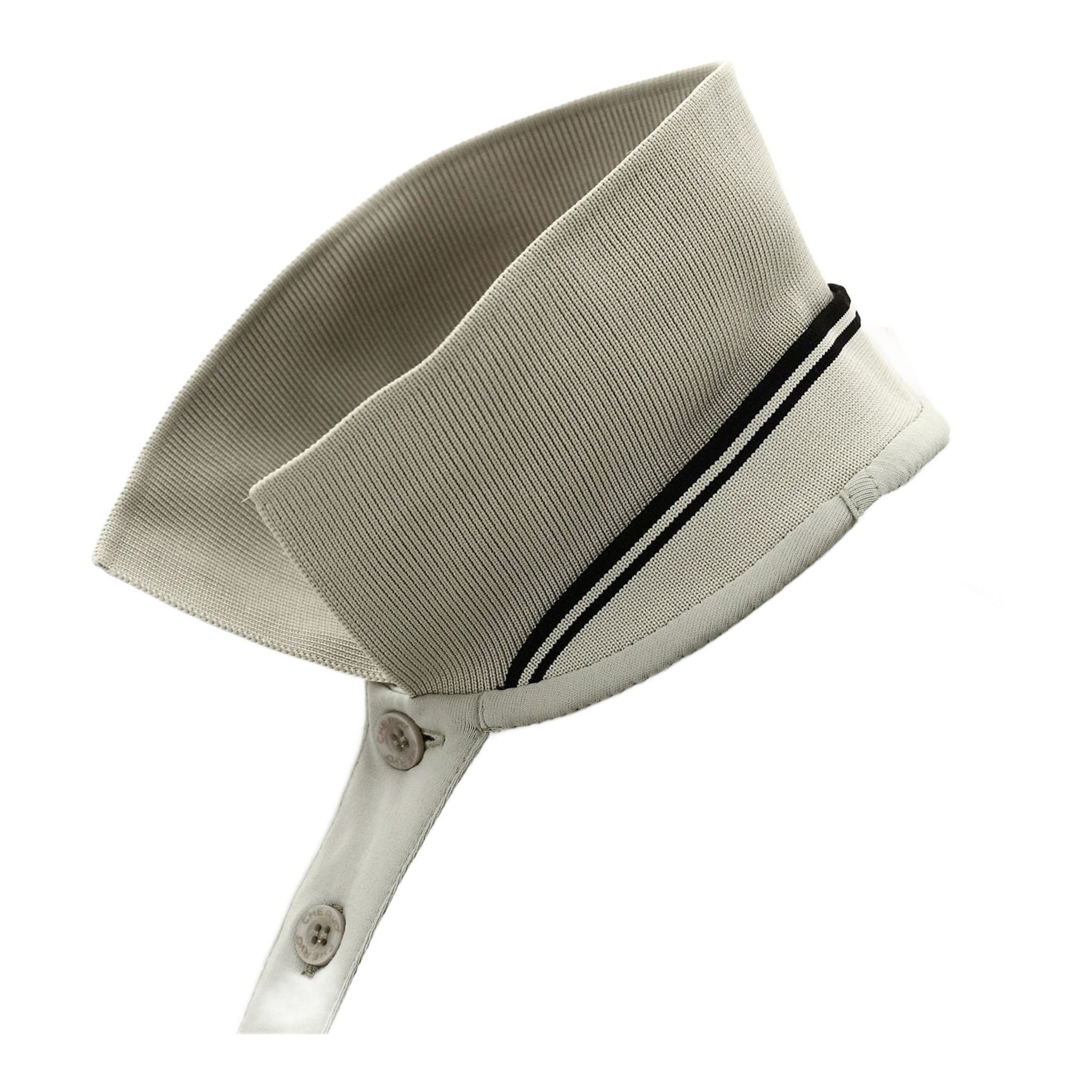 Polo Chervo M Anguy manches longues gris/vert homme