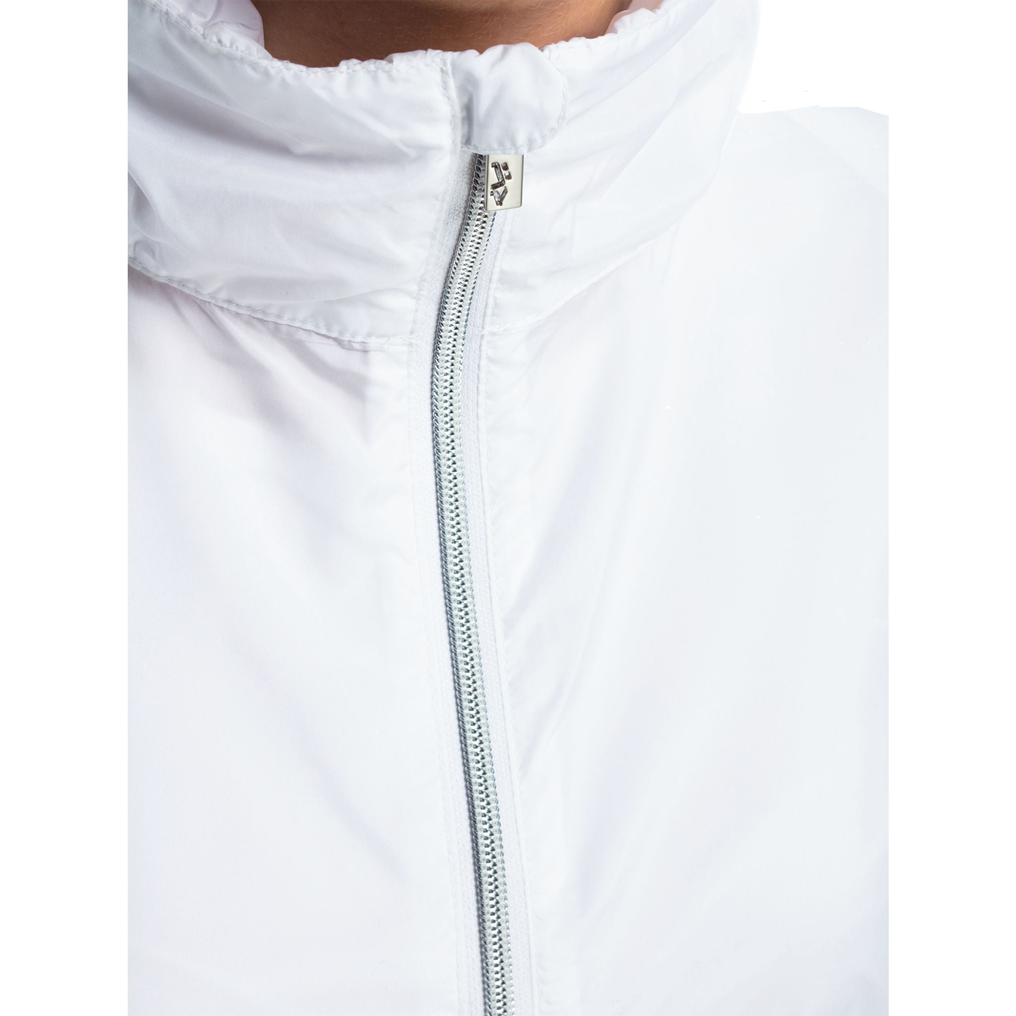 Pull Röhnisch demi-zip Marta WB blanc pour femme