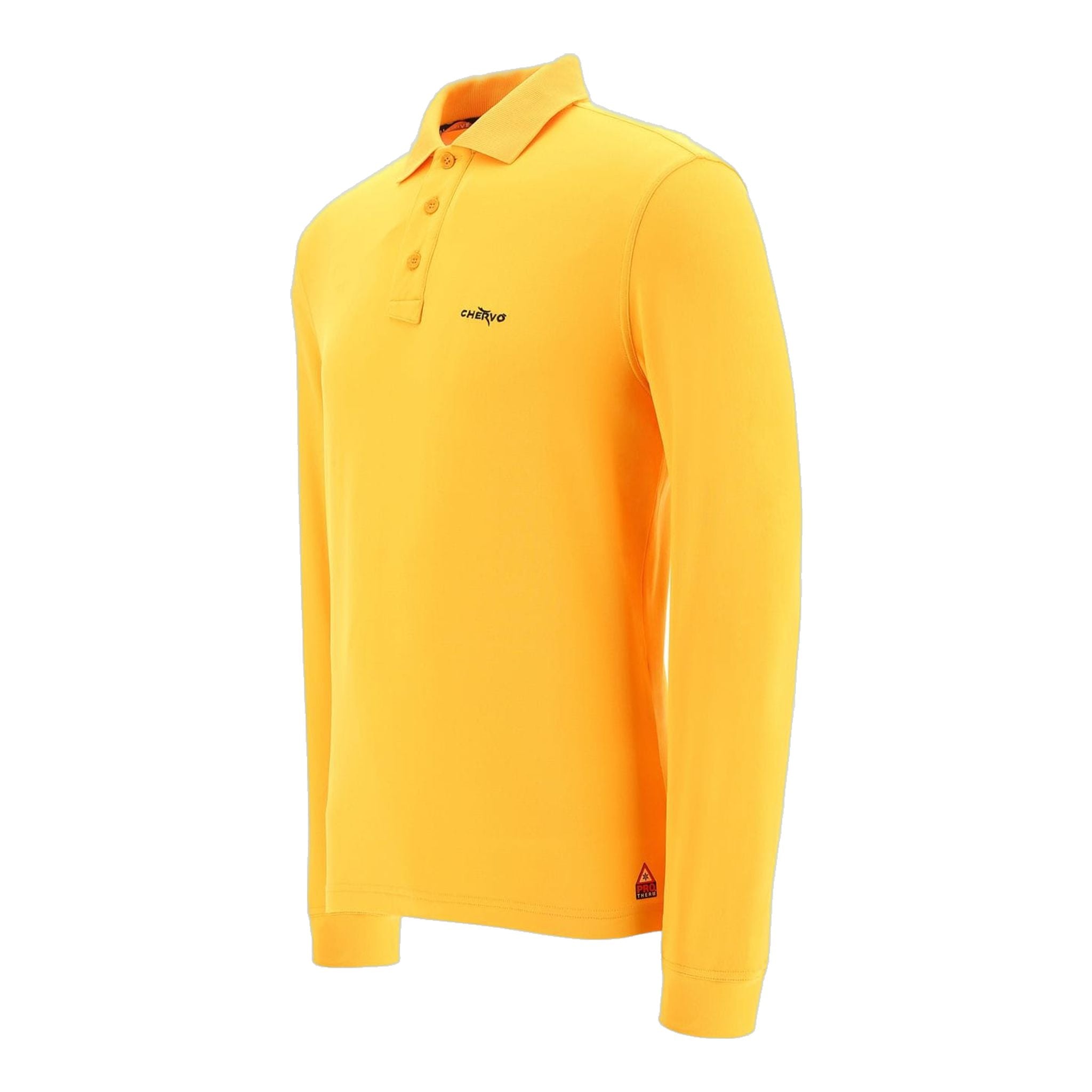 Chervo M Anguy LS Polo Sprint Orange Homme