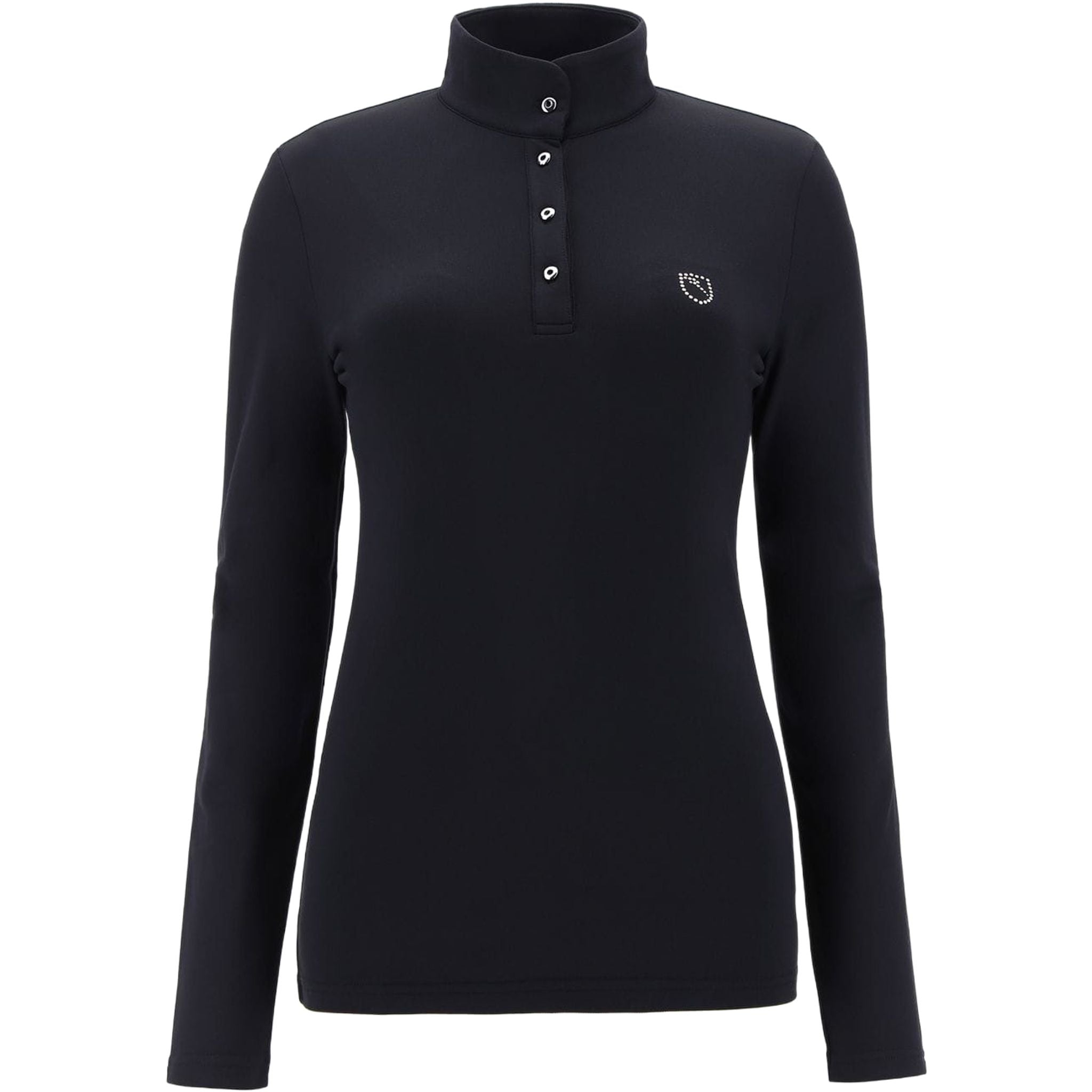 Polo Chervo W Adelita LS Noir Femme