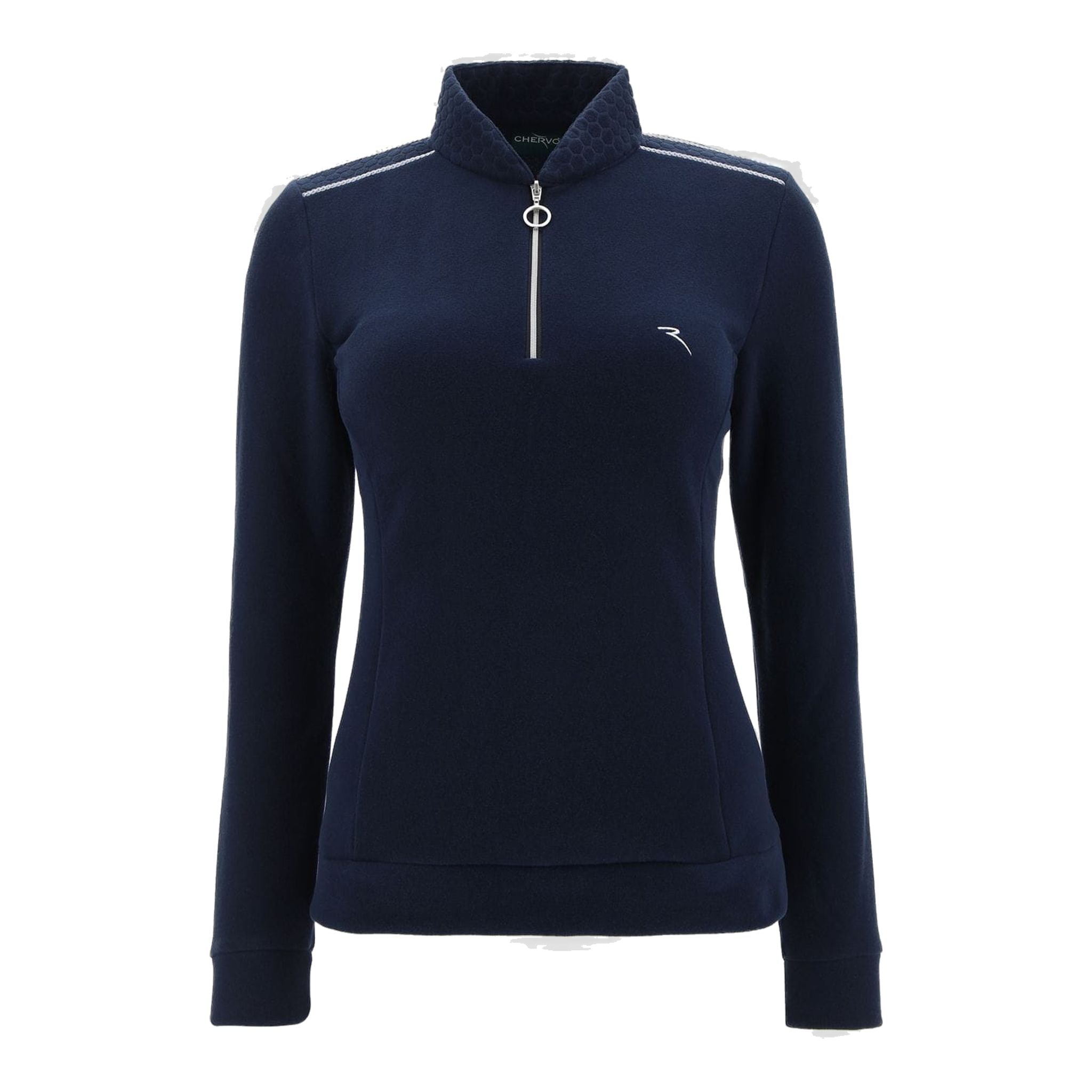 Polo Chervo W Aurea LS bleu marine pour femme
