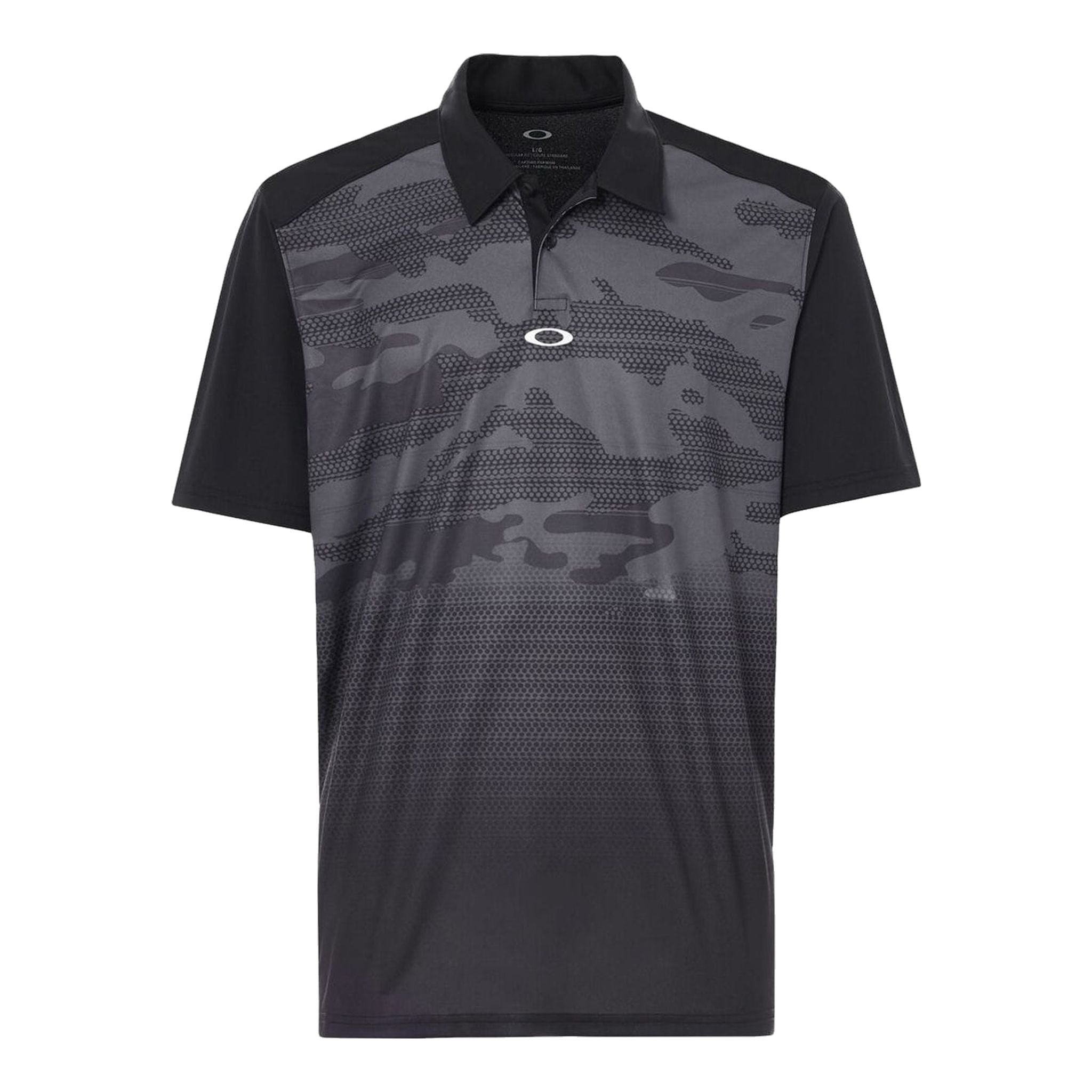 Oakley Polo Deep Rough Camo Gris foncé Homme