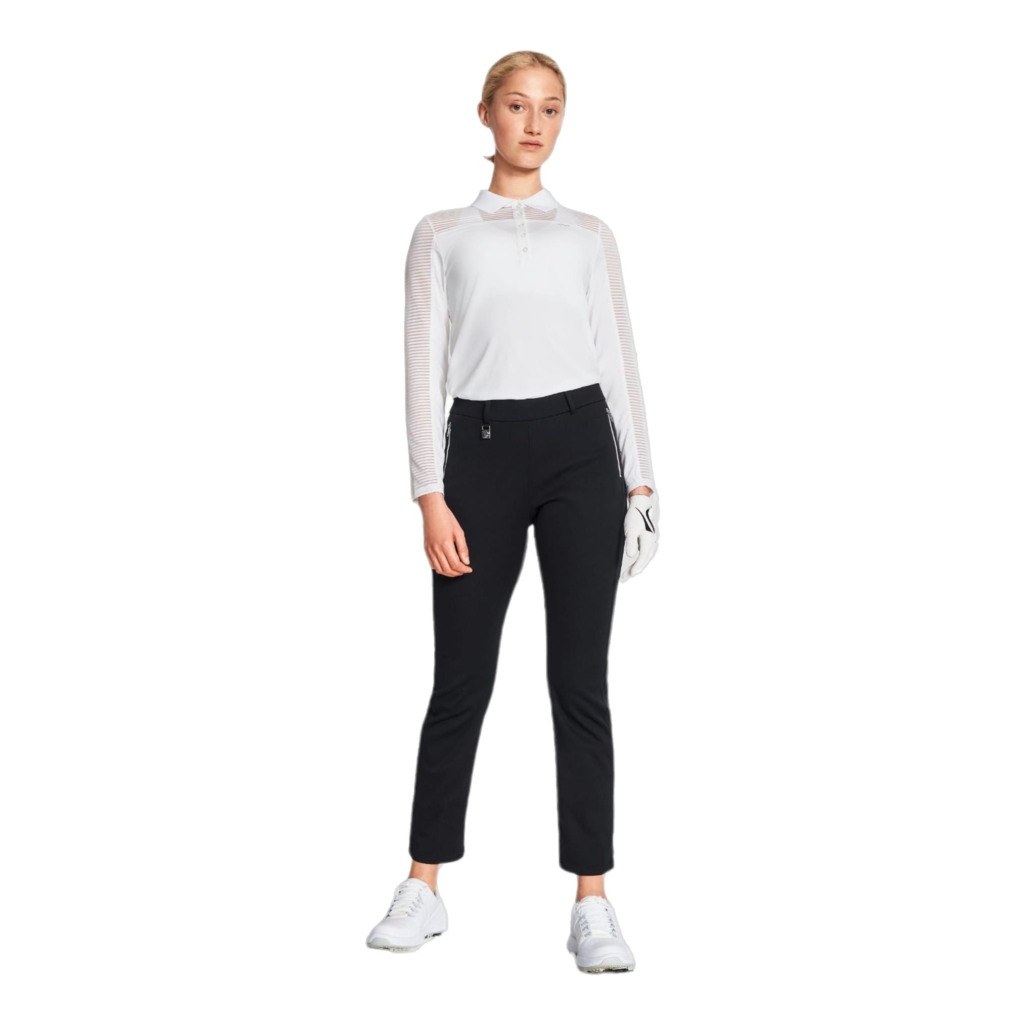 Pantalon chaud et doux Röhnisch noir pour femme