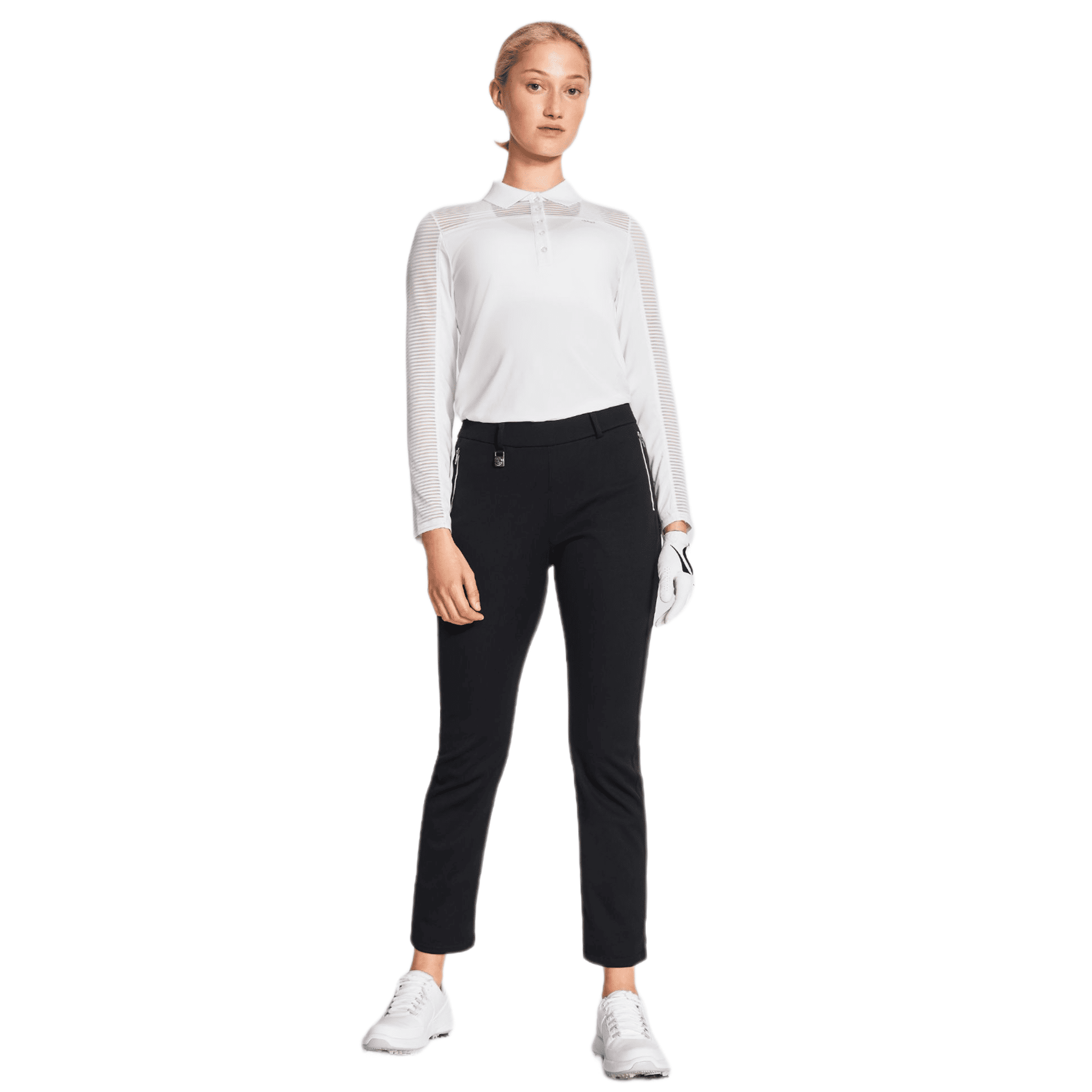 Pantalon femme noir doux et chaud Röhnisch