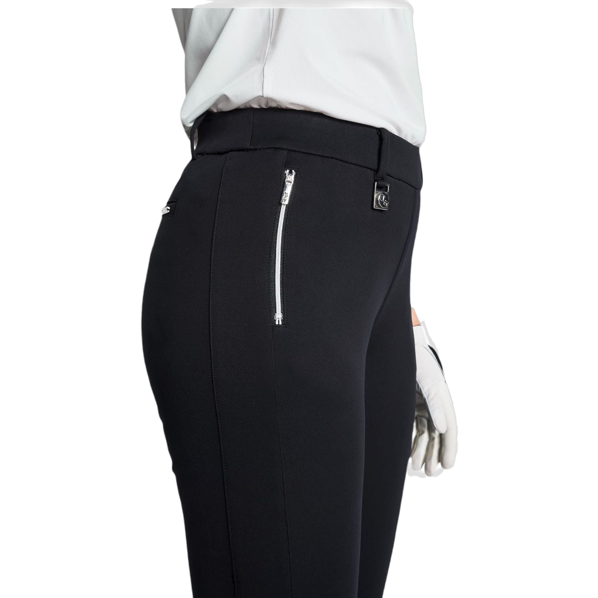 Pantalon chaud et doux Röhnisch noir pour femme