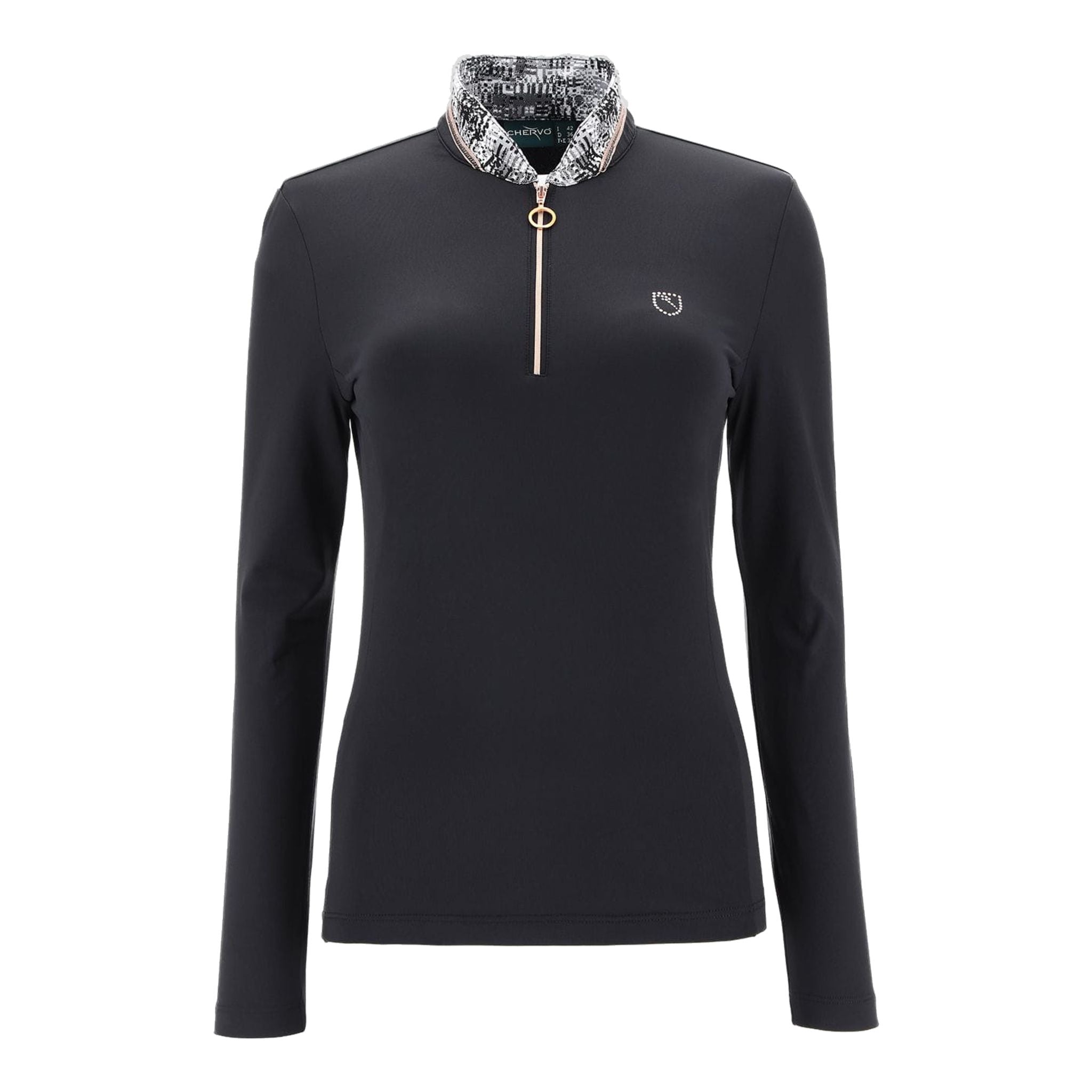 Polo Chervo W Allout LS noir pour femme