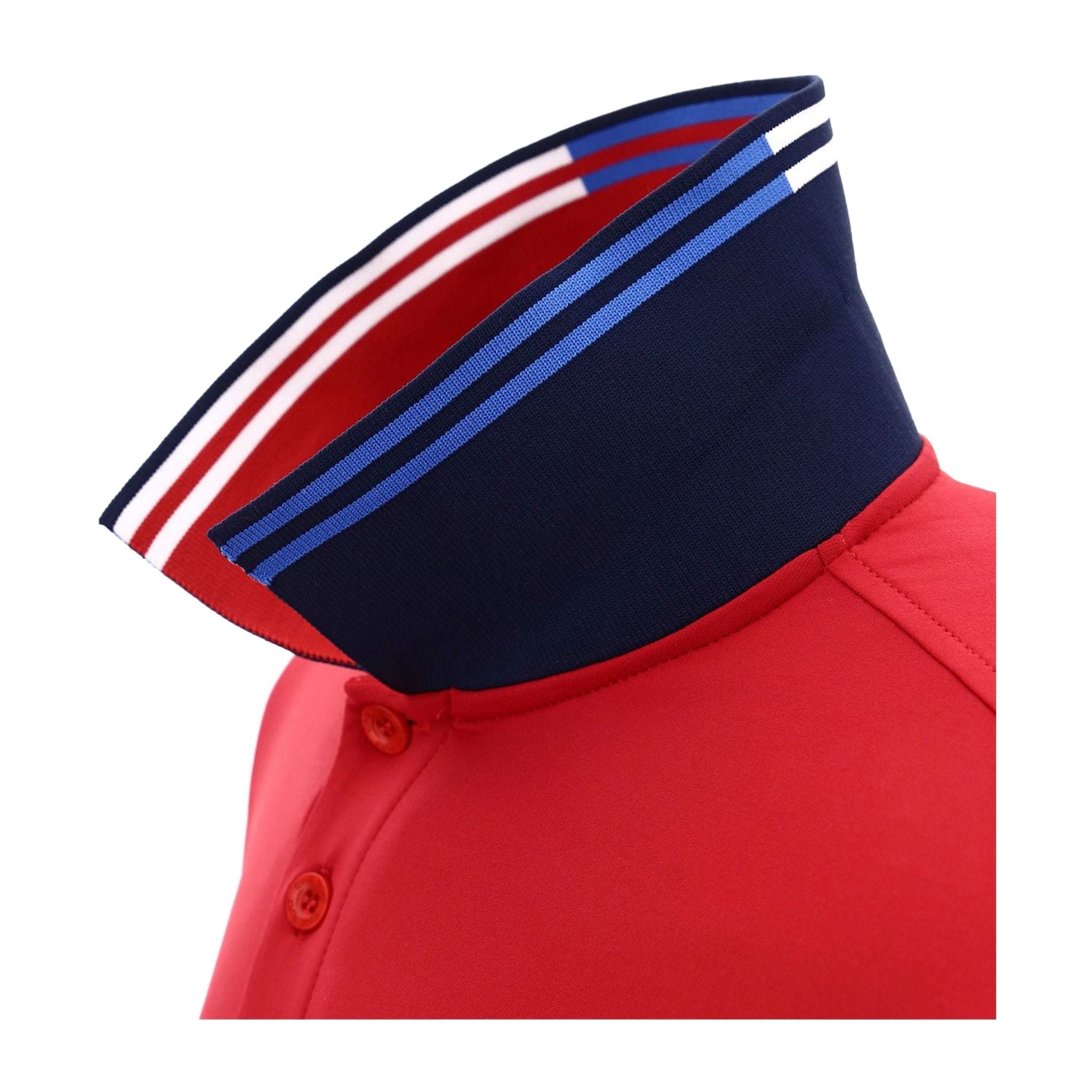 Polo Chervo M Breath LS rouge homme