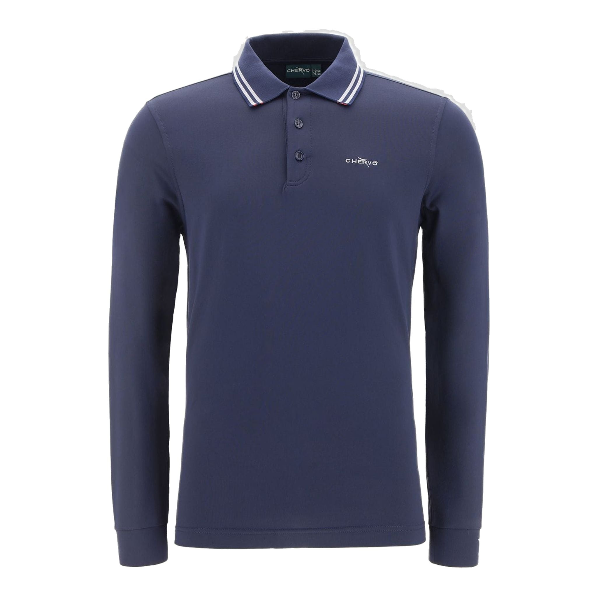 Chervo M Atem LS Polo Navy Herren