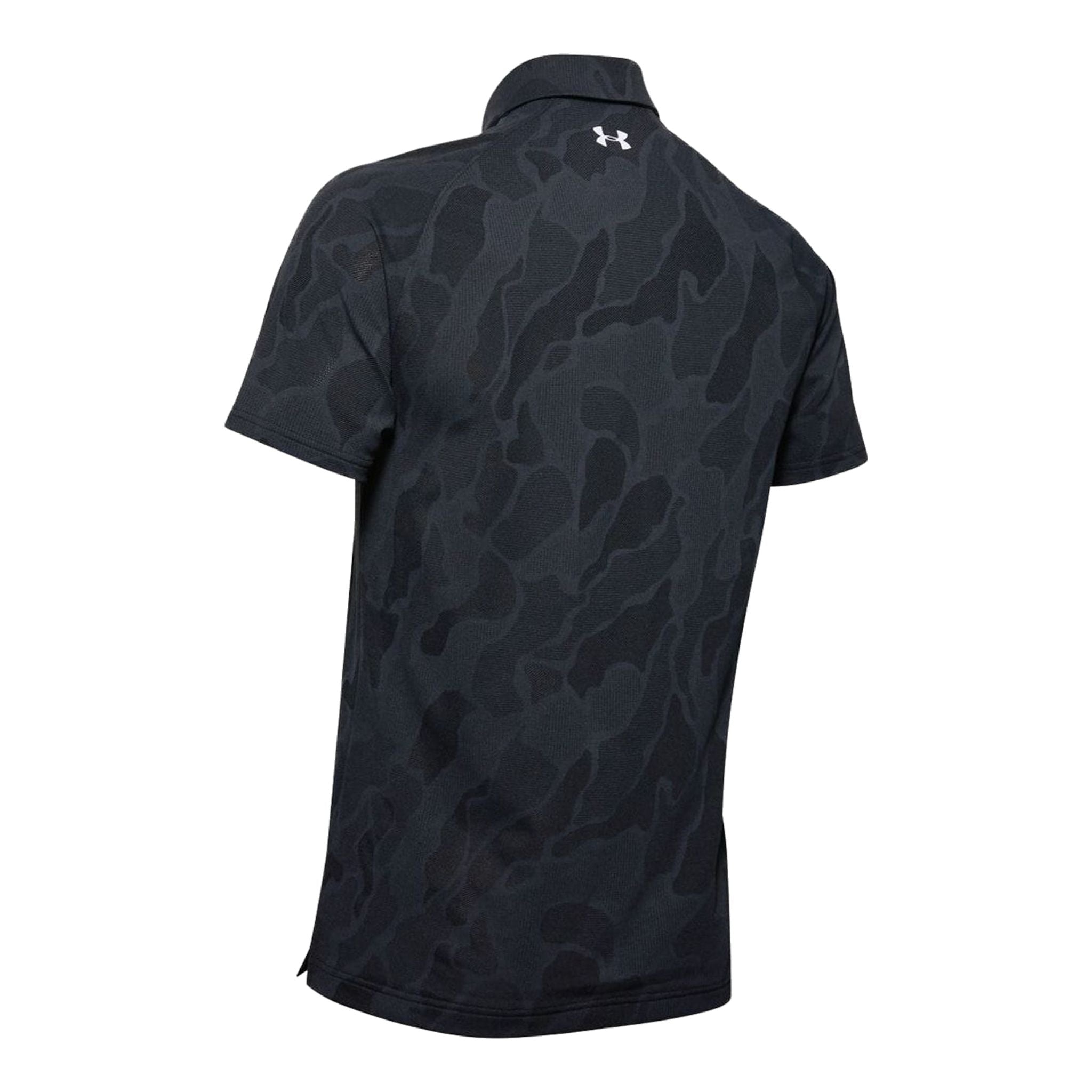 Polo Under Armour Vanish Jacquard Noir/Gris Homme