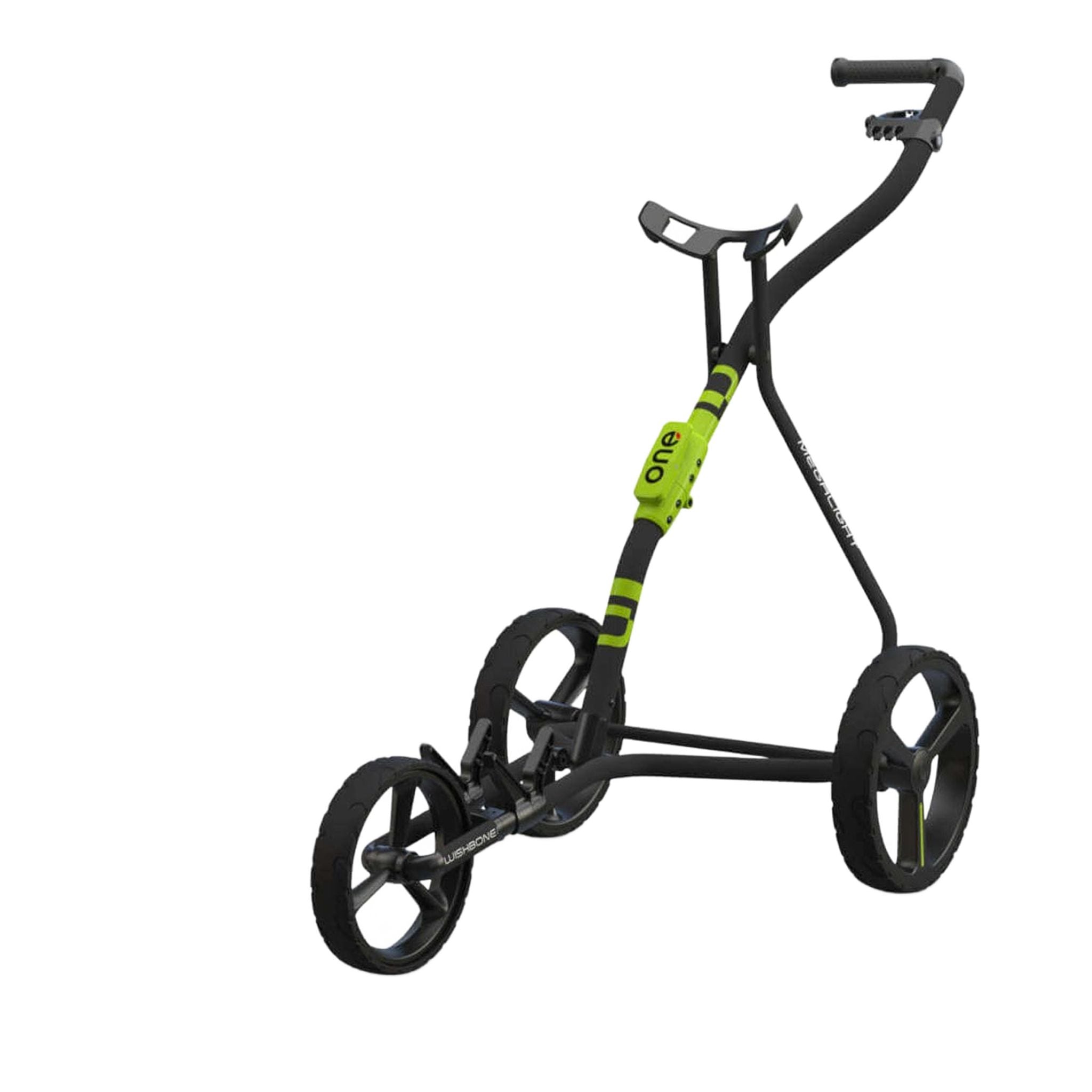 Wishbone ONE (avec porte-parapluie et chargeur inclus) Anthracite/Citron vert