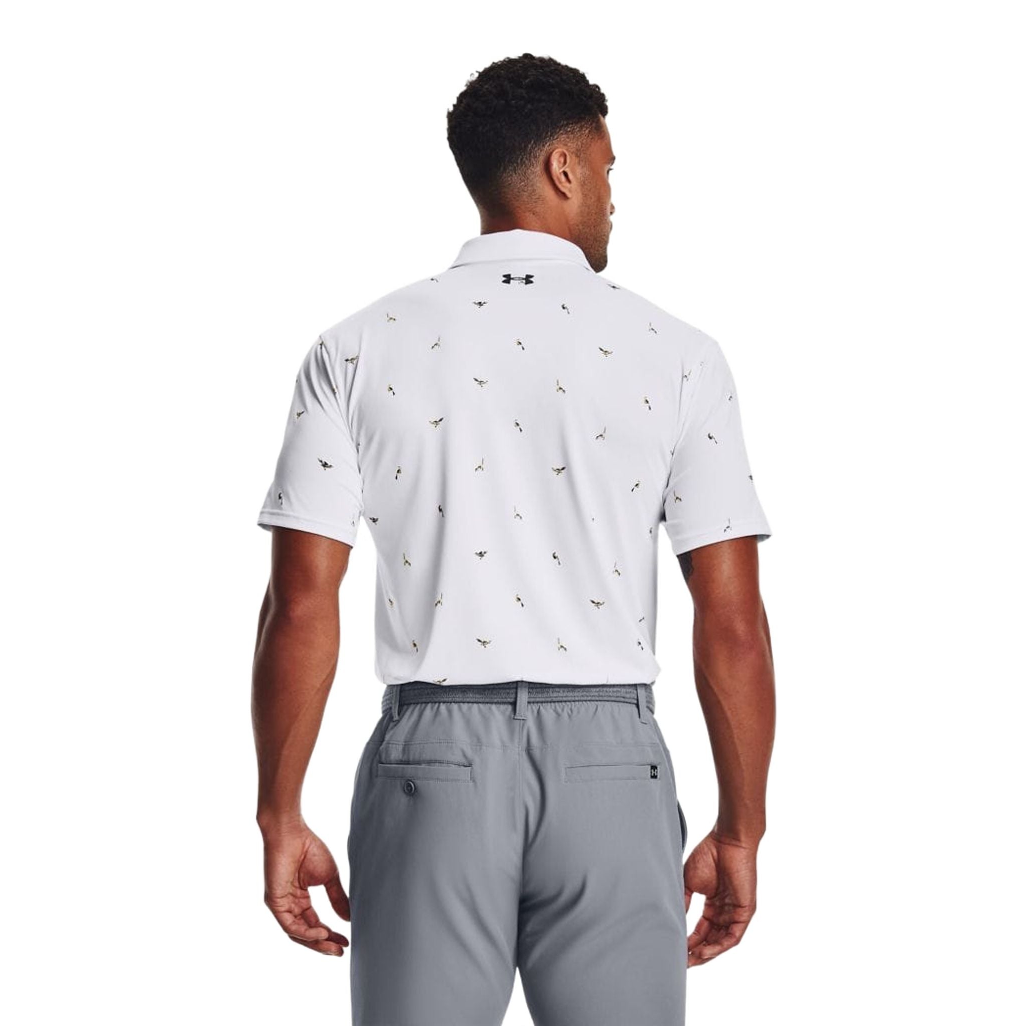 Polo Under Armour M Playoff 2.0 Blanc/Gris pour homme