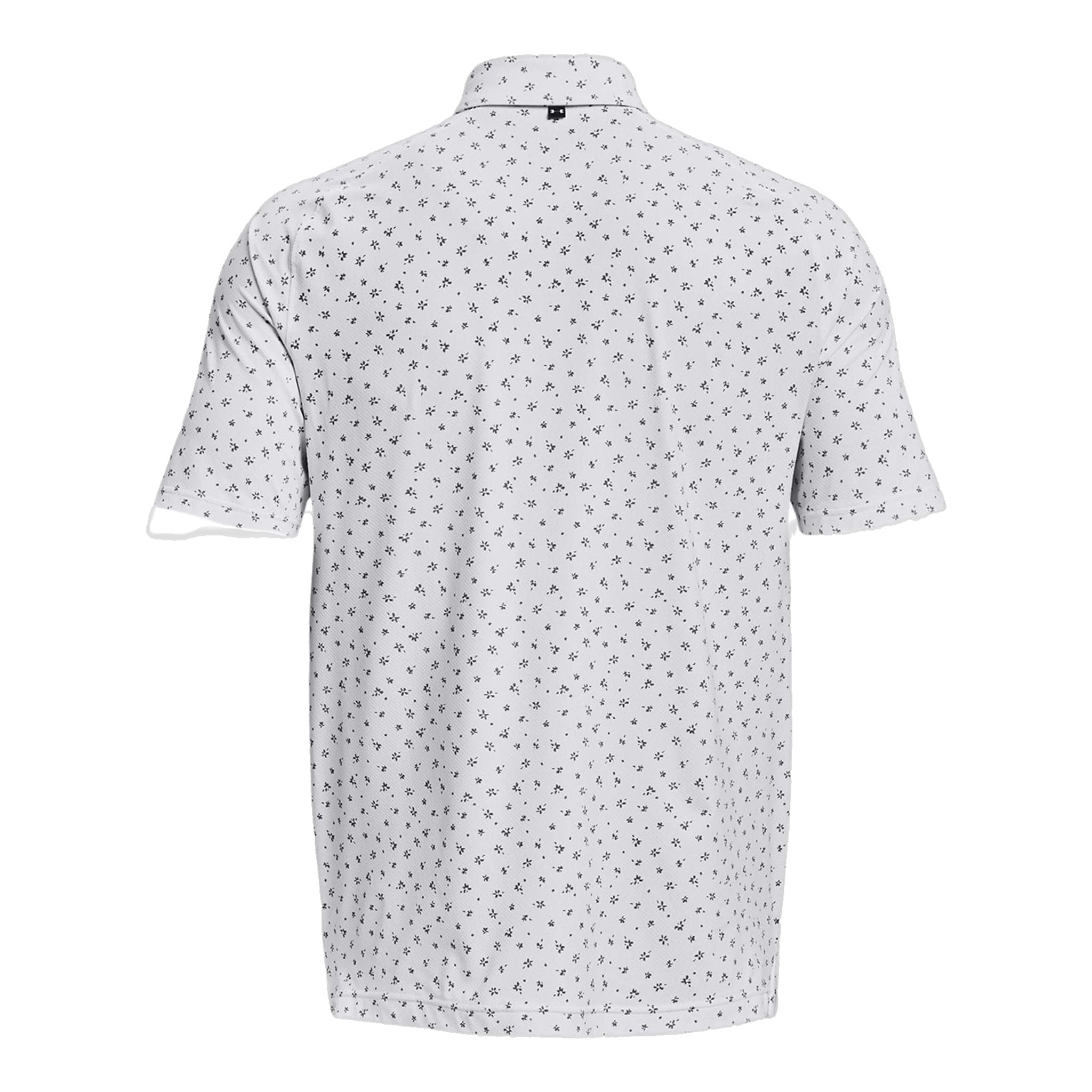 Polo à manches courtes Under Armour Iso-Chill Floral Dash blanc pour homme