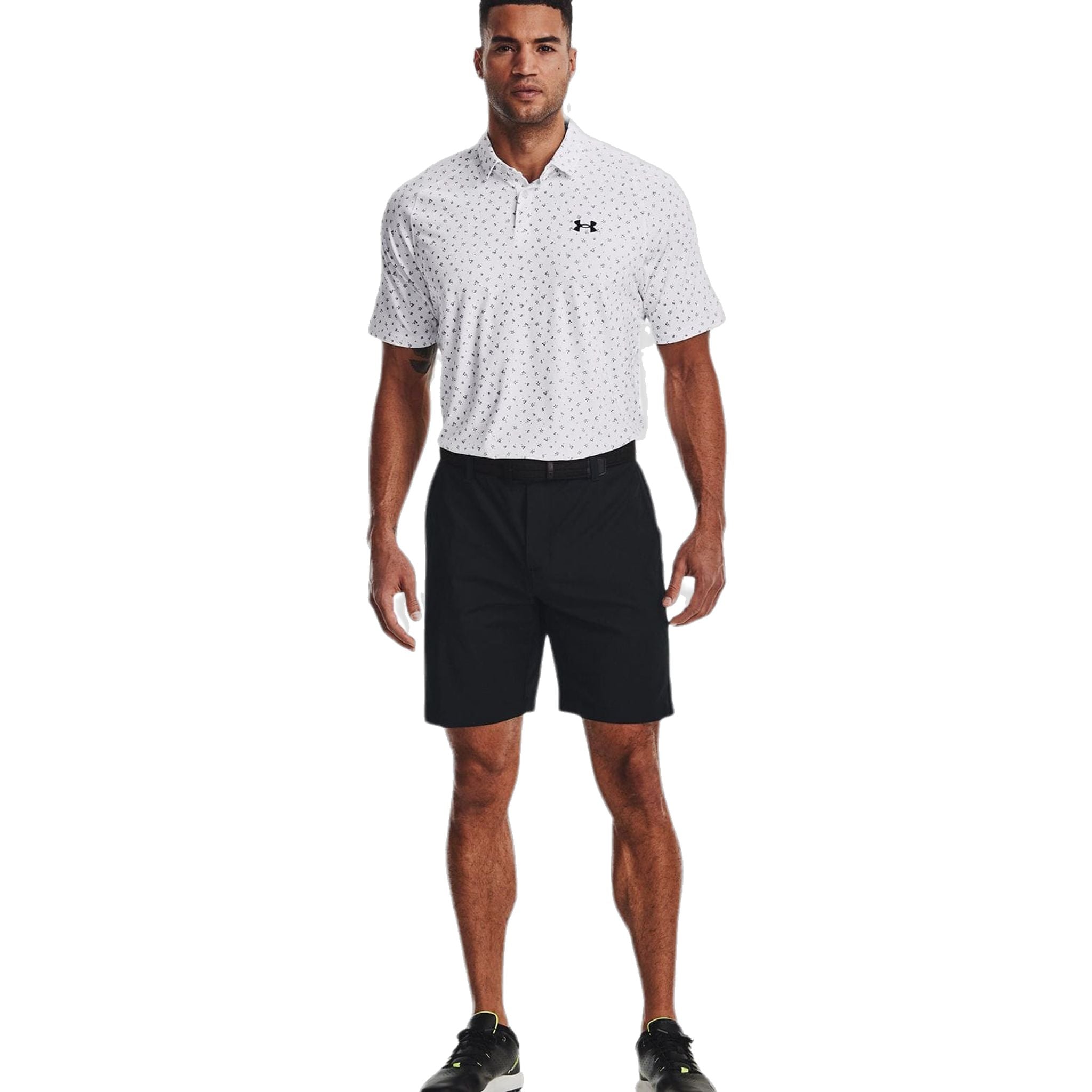 Under Armour Polo Kurzarm Iso-Chill Floral Dash Weiss Herren Herren