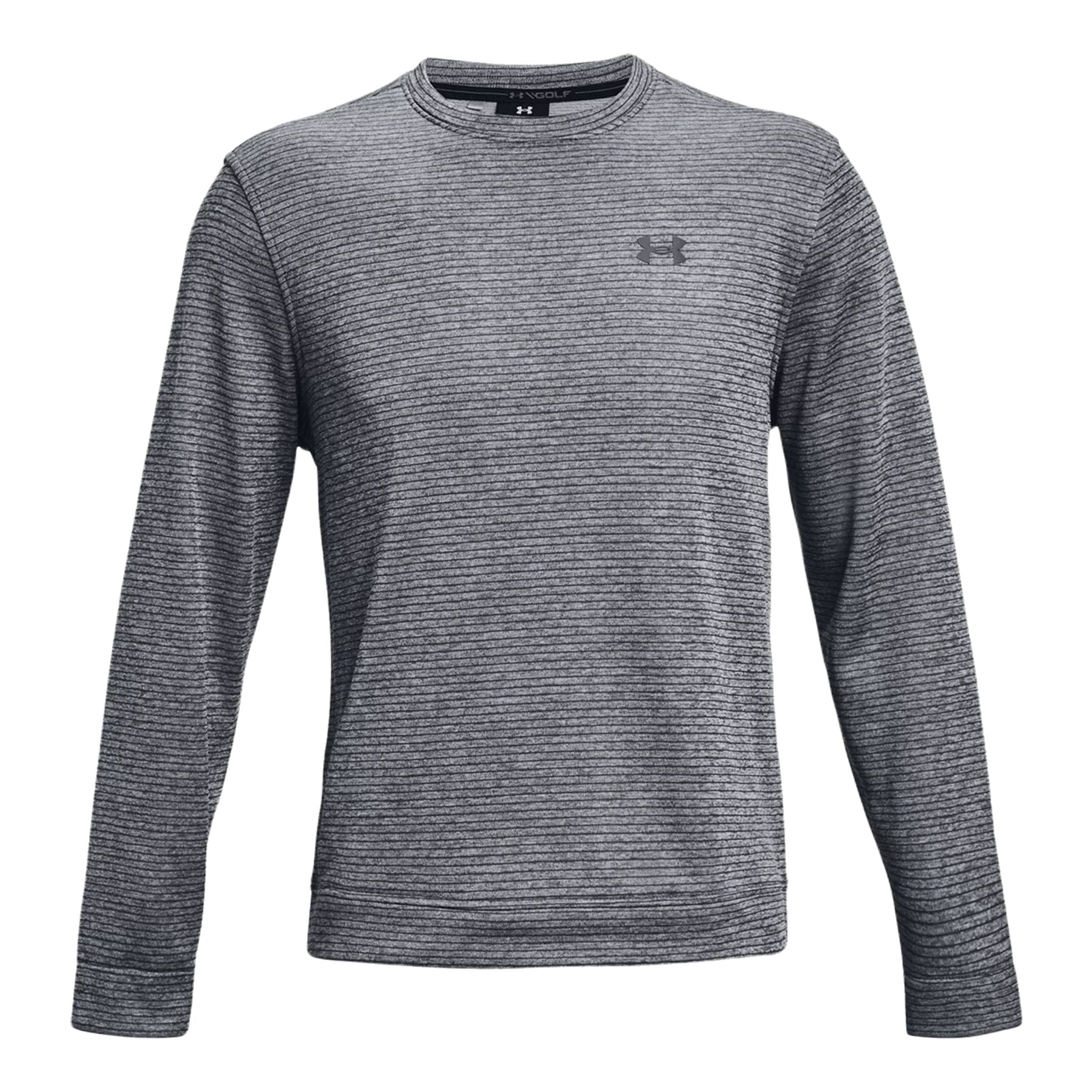 Pull polaire Under Armour à col rond gris pour homme