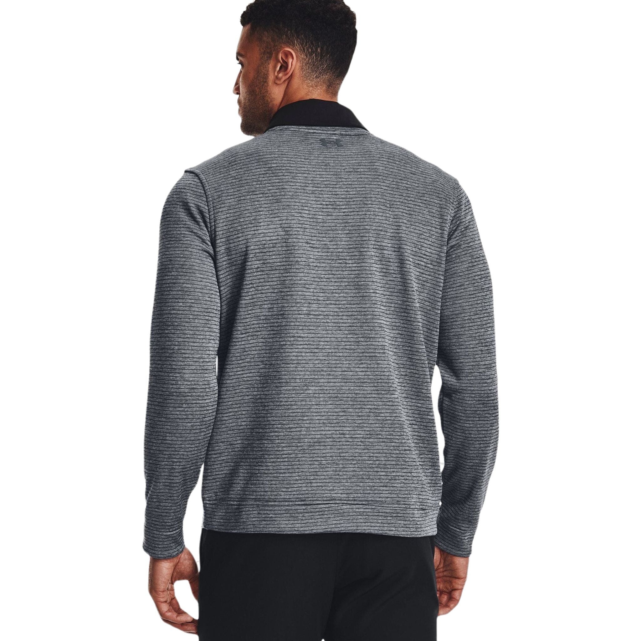 Pull polaire Under Armour à col rond gris pour homme
