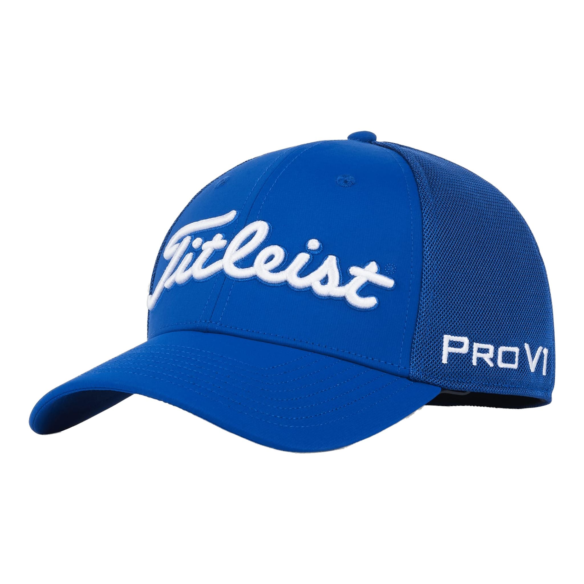 Casquette Titleist Tour Sports en maille bleu roi/blanc